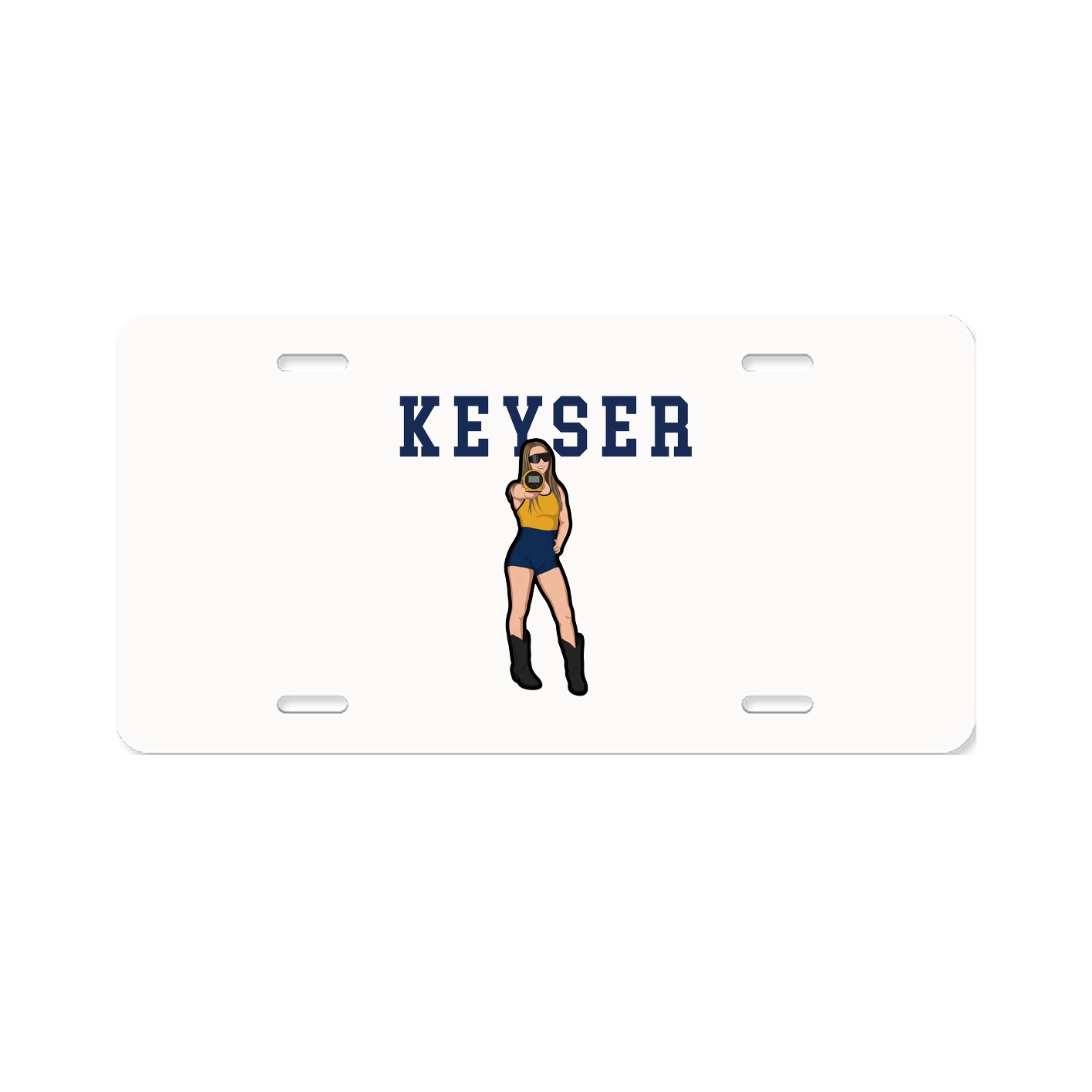 License Plate — Shirsey in Classic
