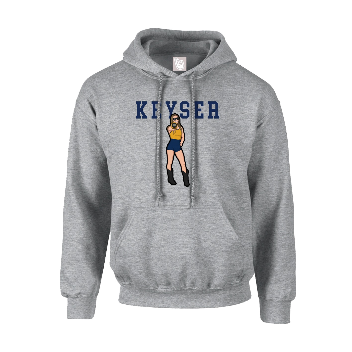 Youth Hoodie — Shirsey in Grey