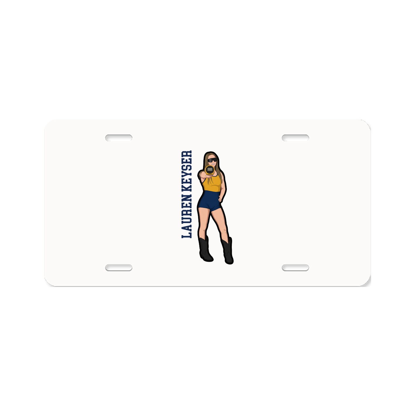 Aluminum License Plate