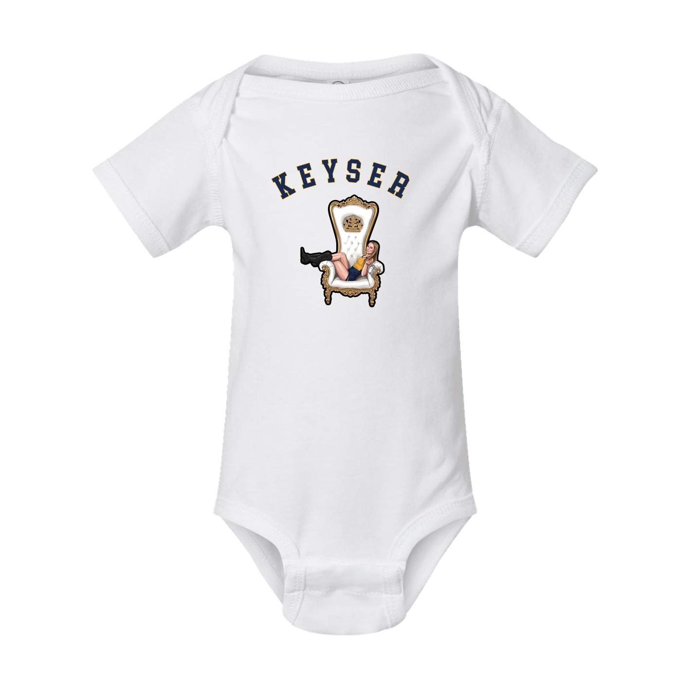 Baby Onesie — Shirsey Arch in White