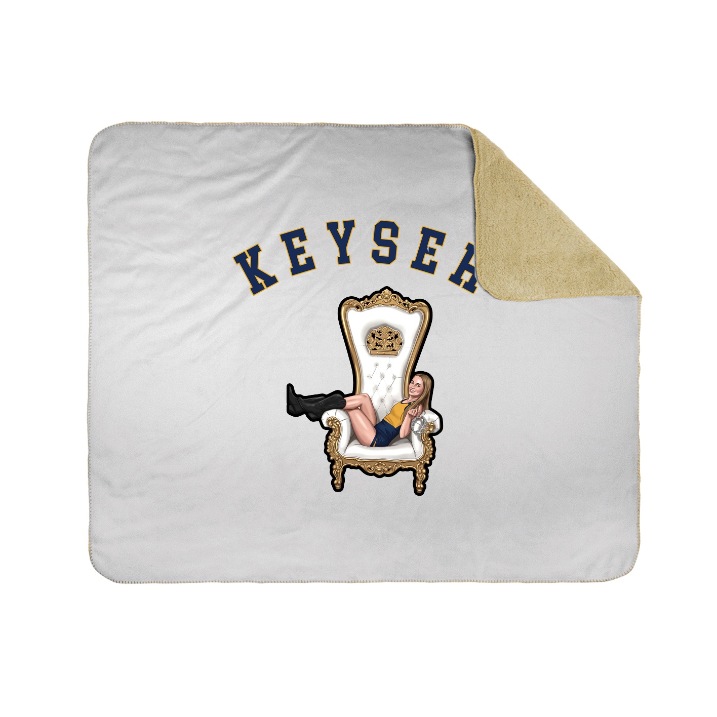 Throw Blanket — Shirsey Arch in White