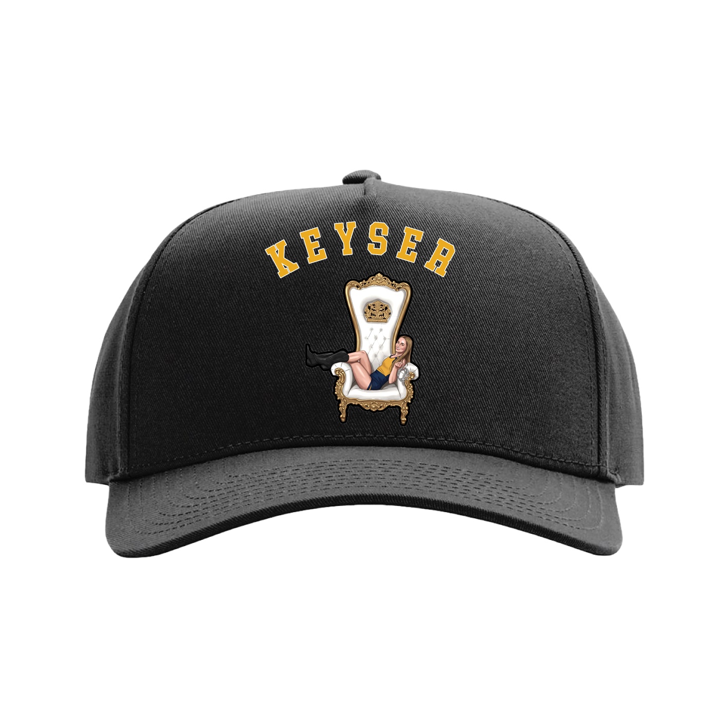 Full Fabric Five-Panel Champ Cap
