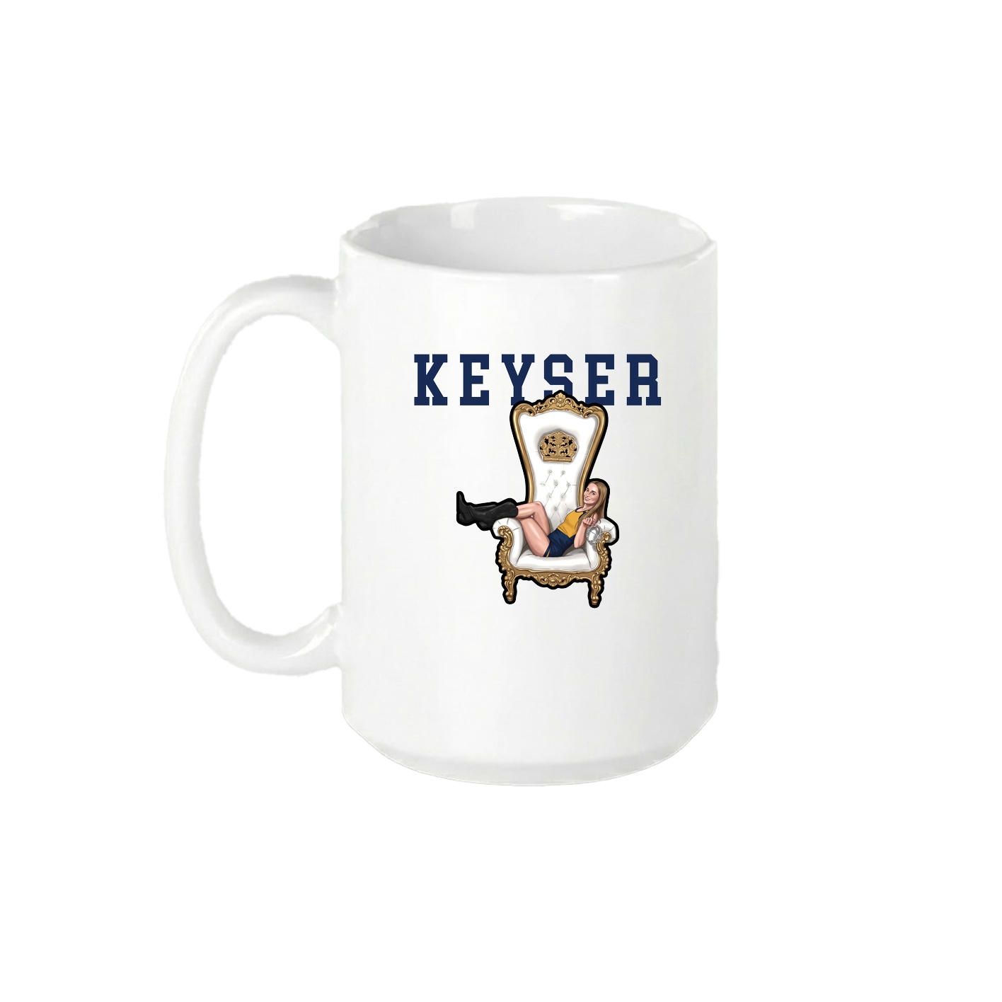 15oz Coffee Mug — Shirsey in White