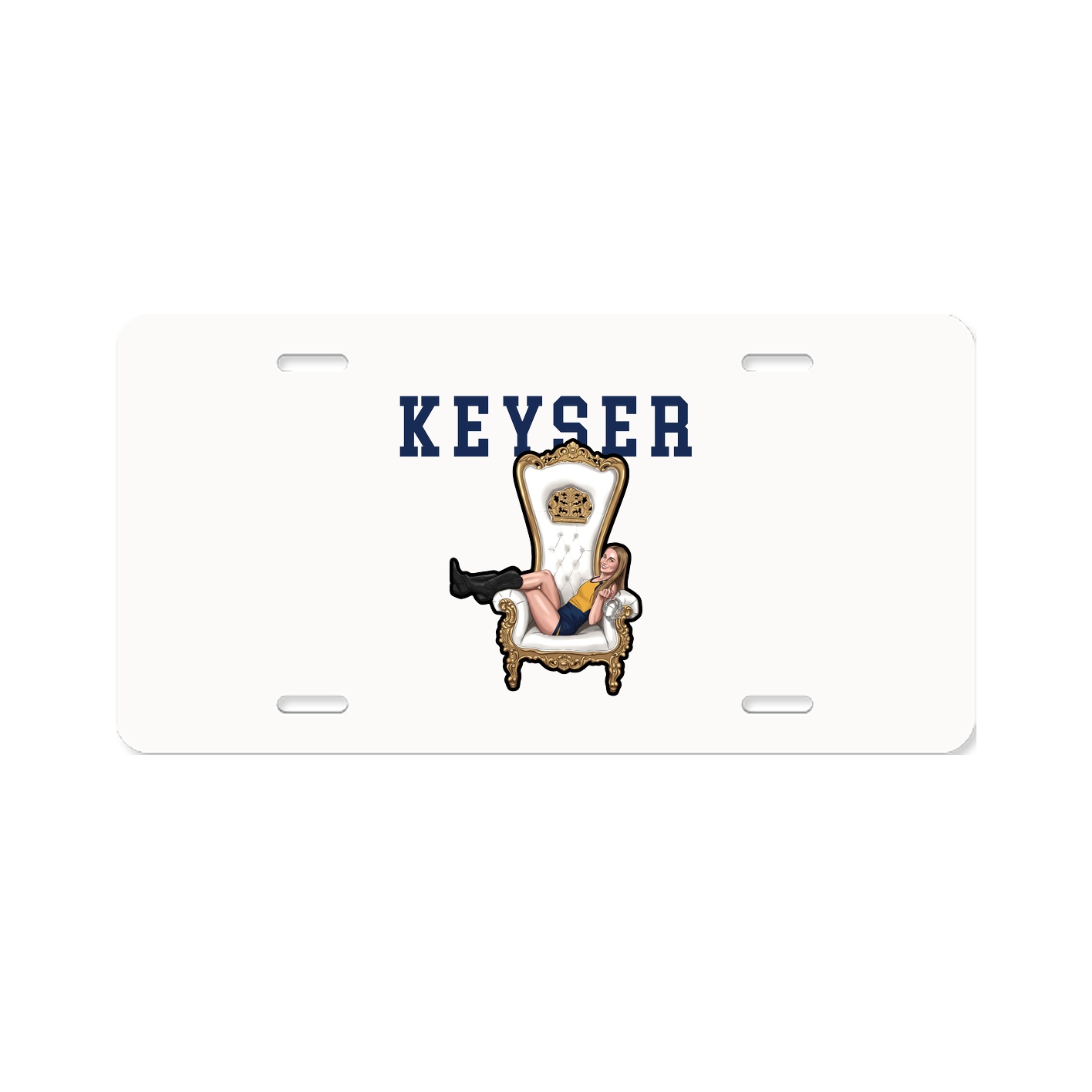 License Plate — Shirsey in Classic
