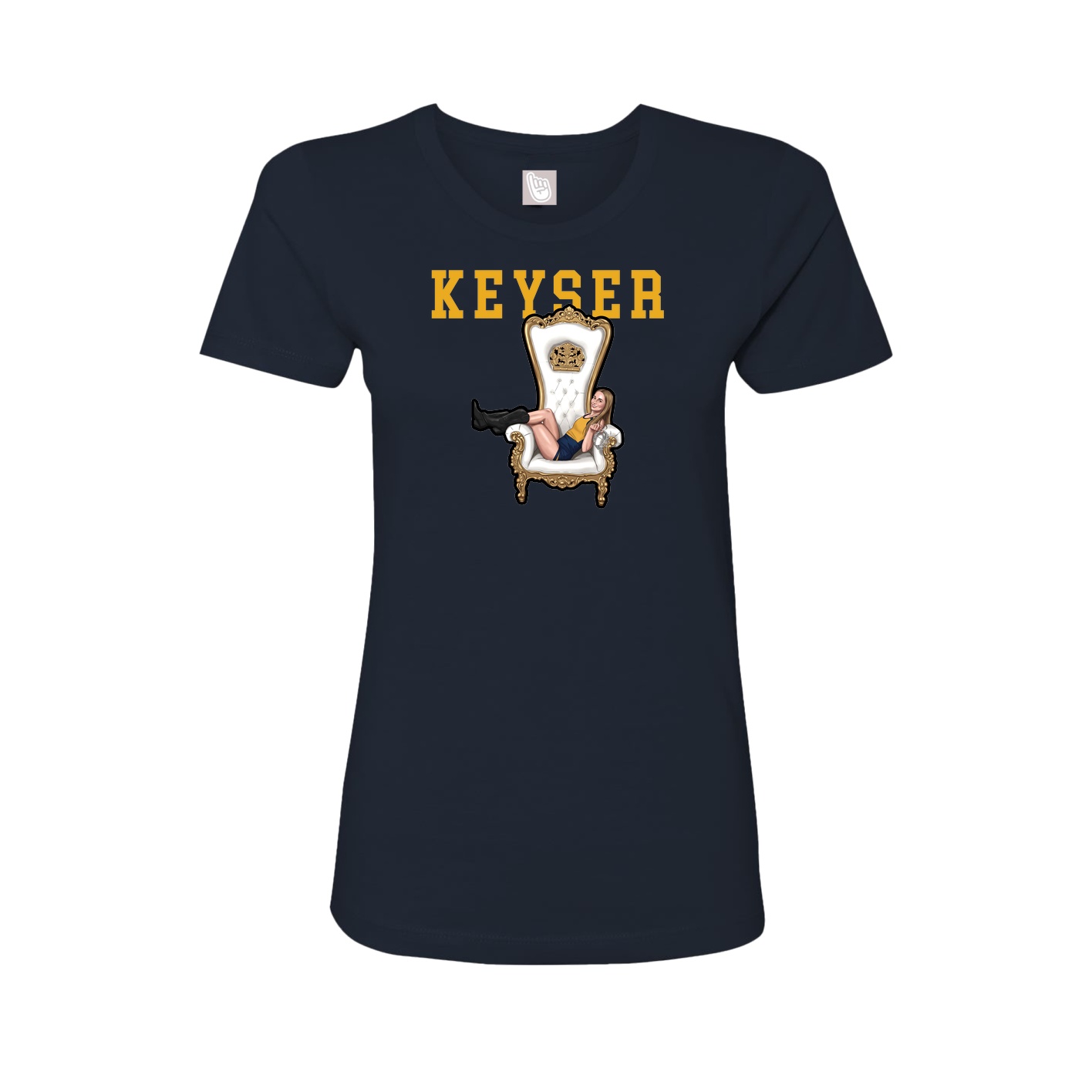 Fitted Women's Tee — Shirsey in Navy