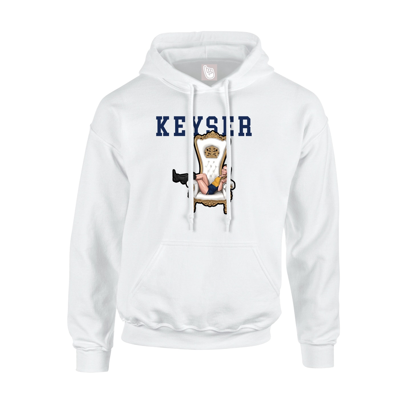 Youth Hoodie — Shirsey in White