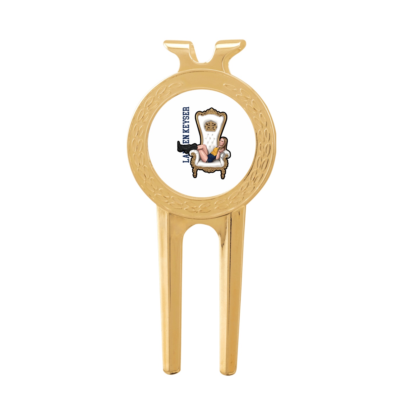 Divot Tool with Ball Marker — Name Vertical in Classic
