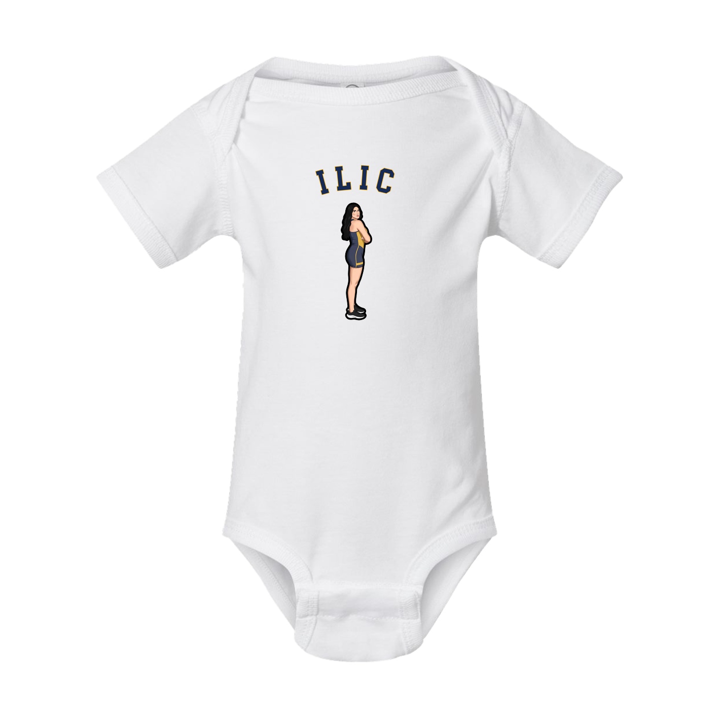 Baby Onesie — Shirsey Arch in White