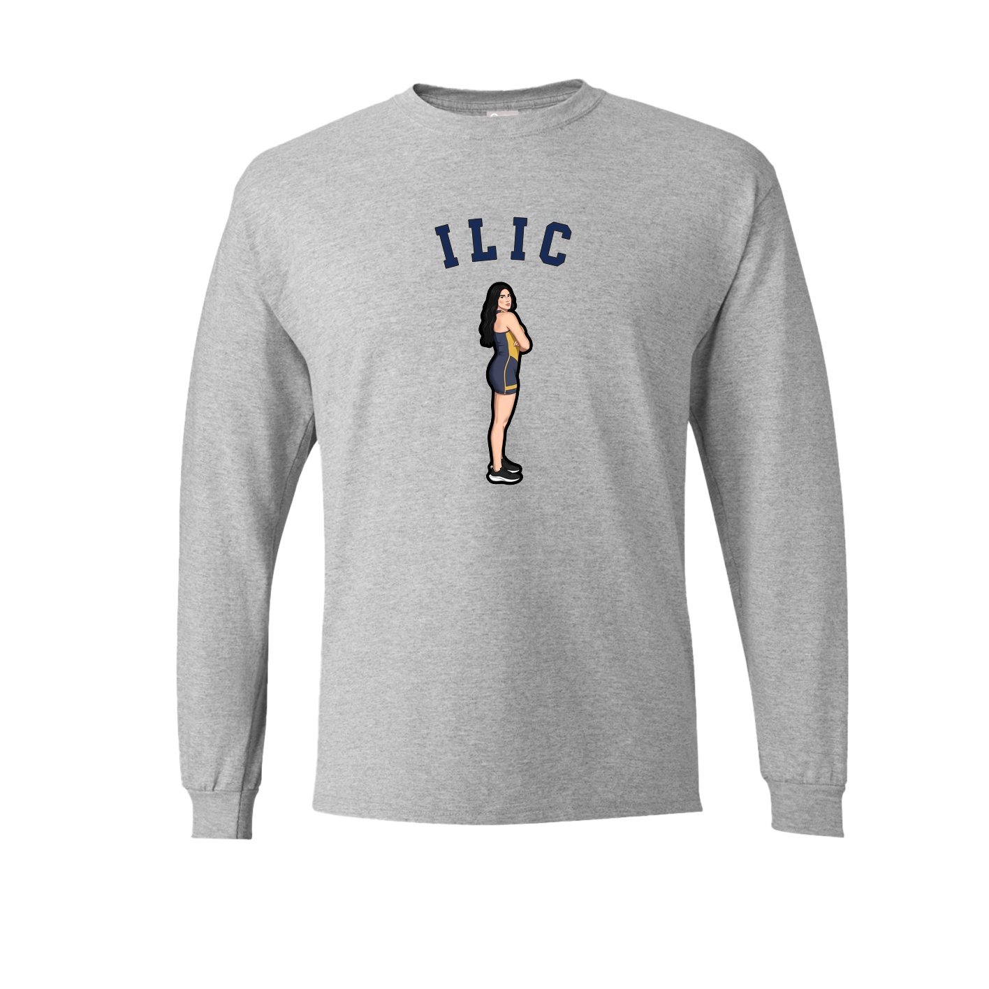 Long Sleeve Tee — Shirsey Arch in Grey