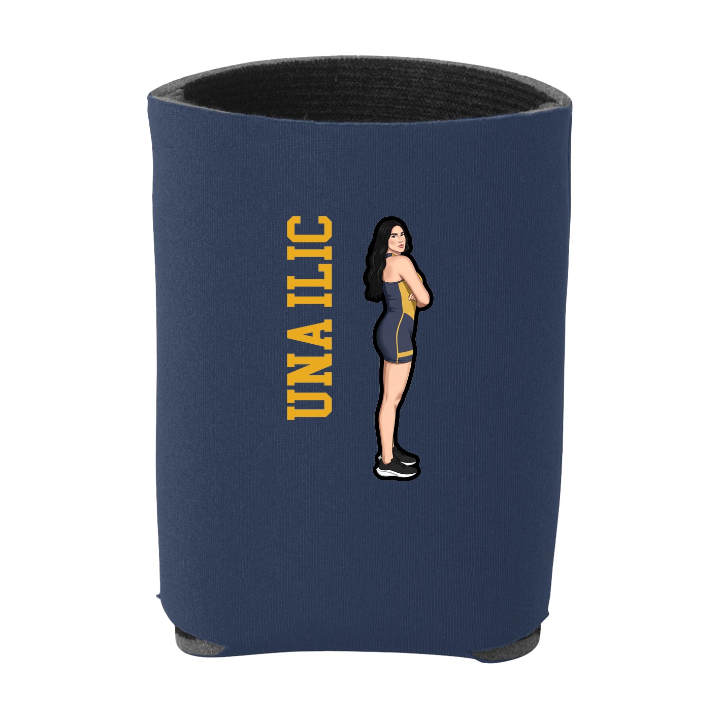 Can Holder — Name Vertical in Navy