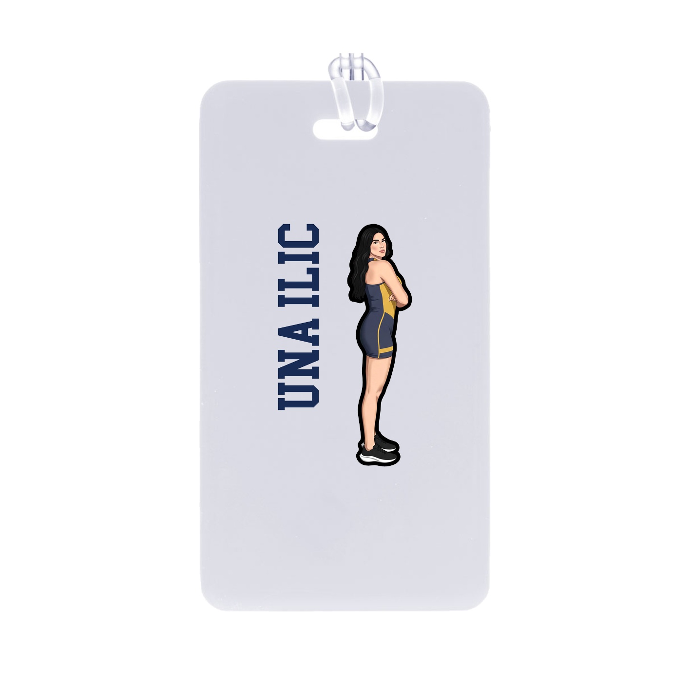 Bag Tag — Name Vertical in Classic