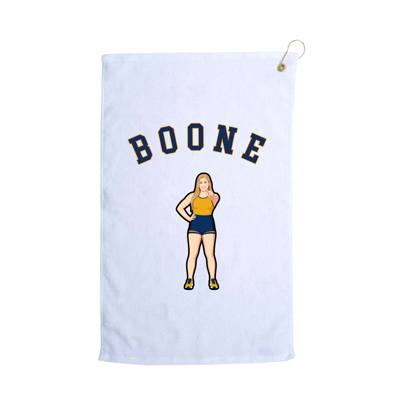 Golf Towel — Shirsey Arch in White