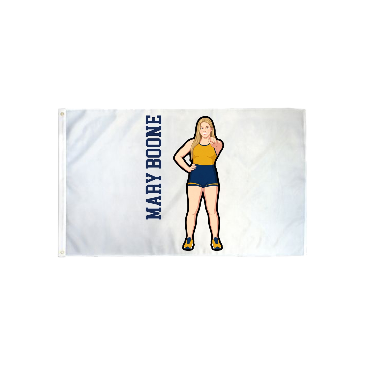 3x5 Flag — Name Vertical in Classic