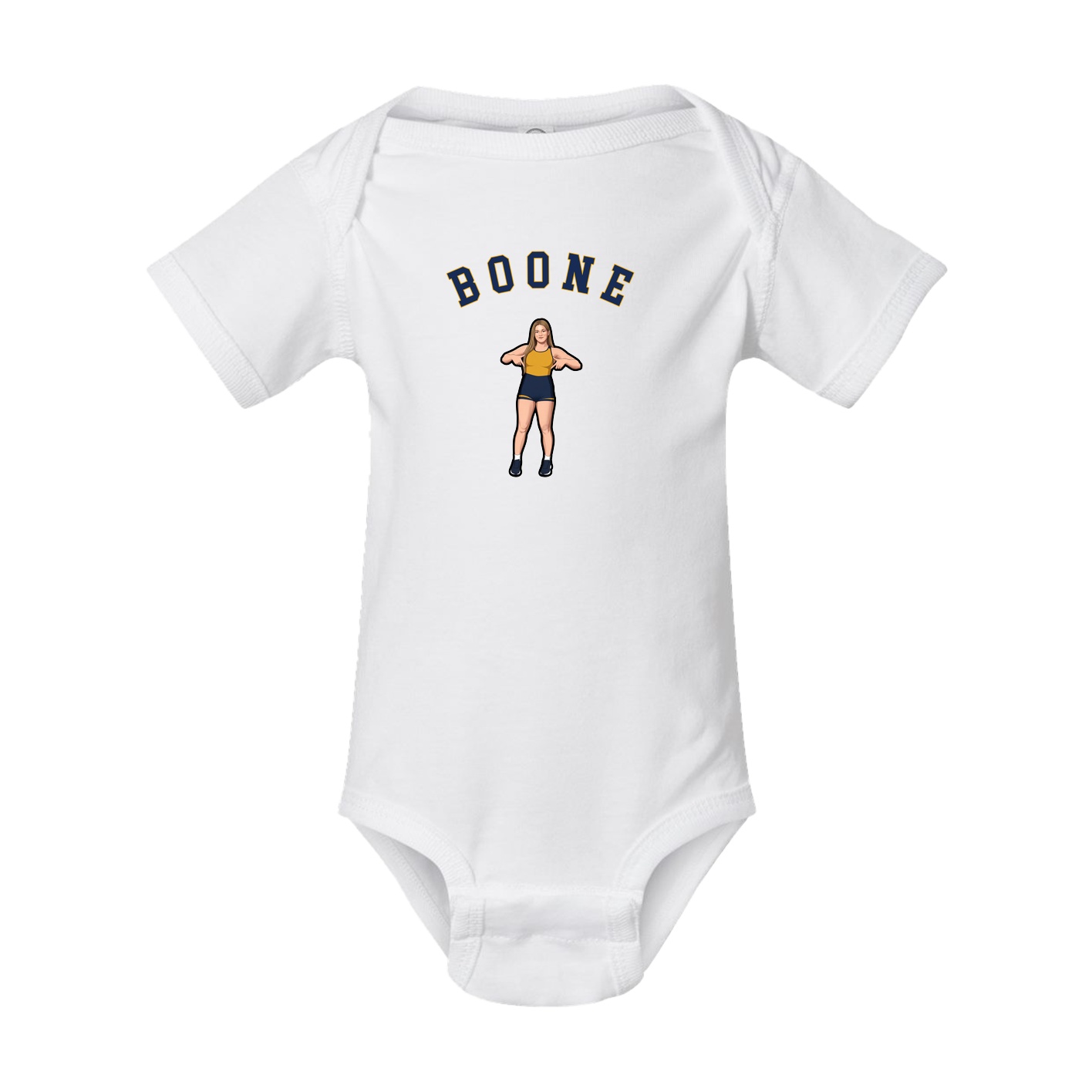 Baby Onesie — Shirsey Arch in White