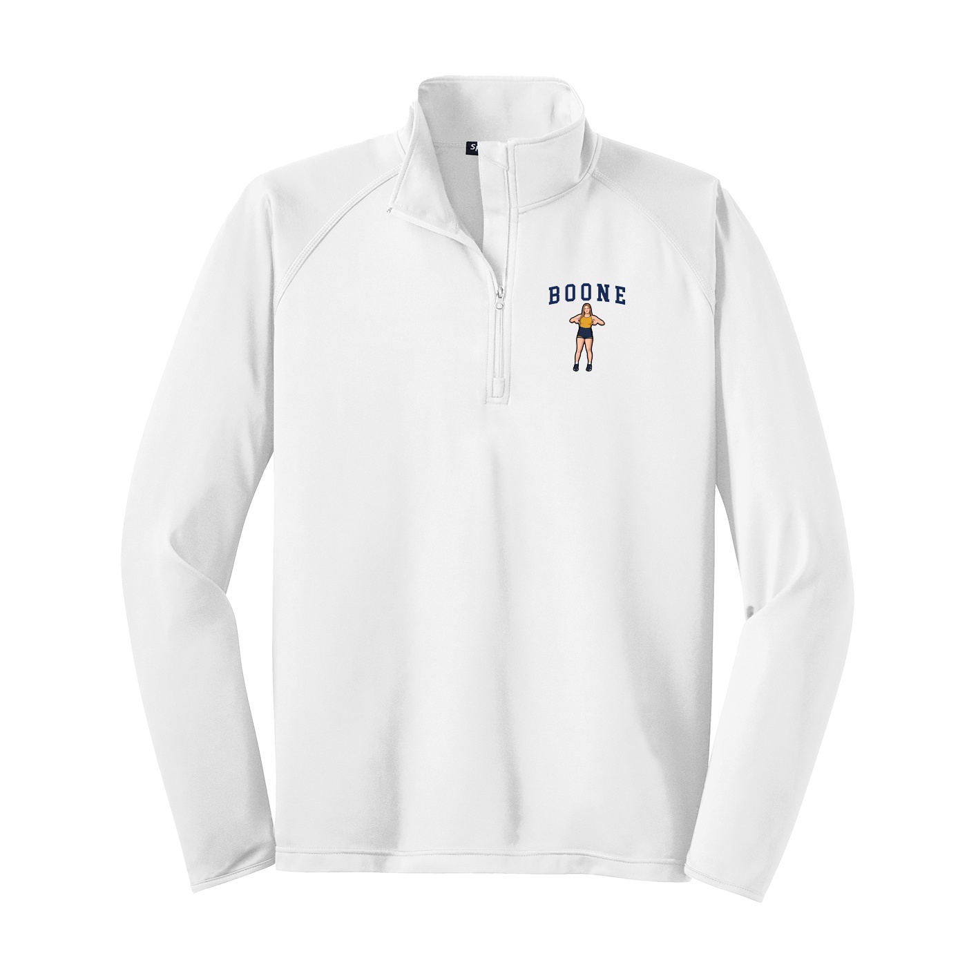 Q-Zip Pullover — Shirsey in White