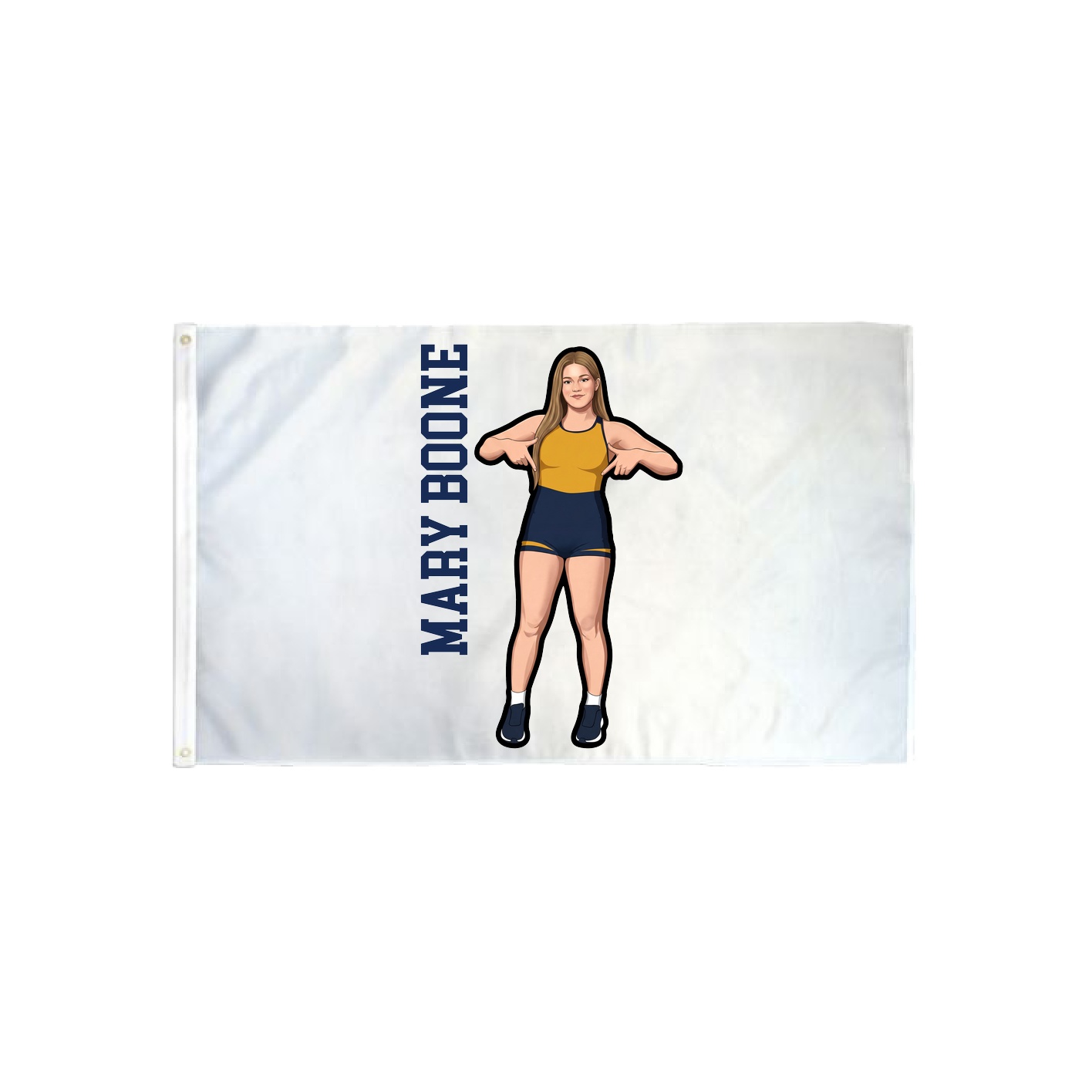3x5 Flag — Name Vertical in Classic