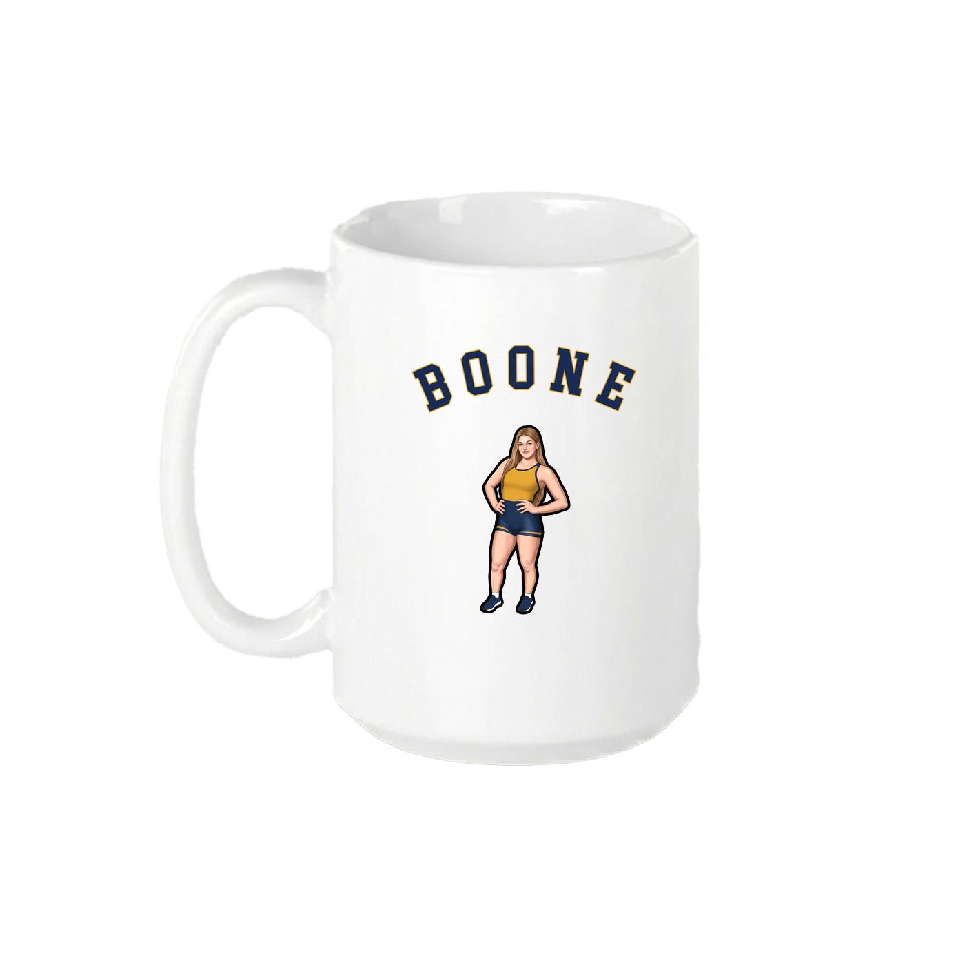 15oz Coffee Mug — Shirsey Arch in White