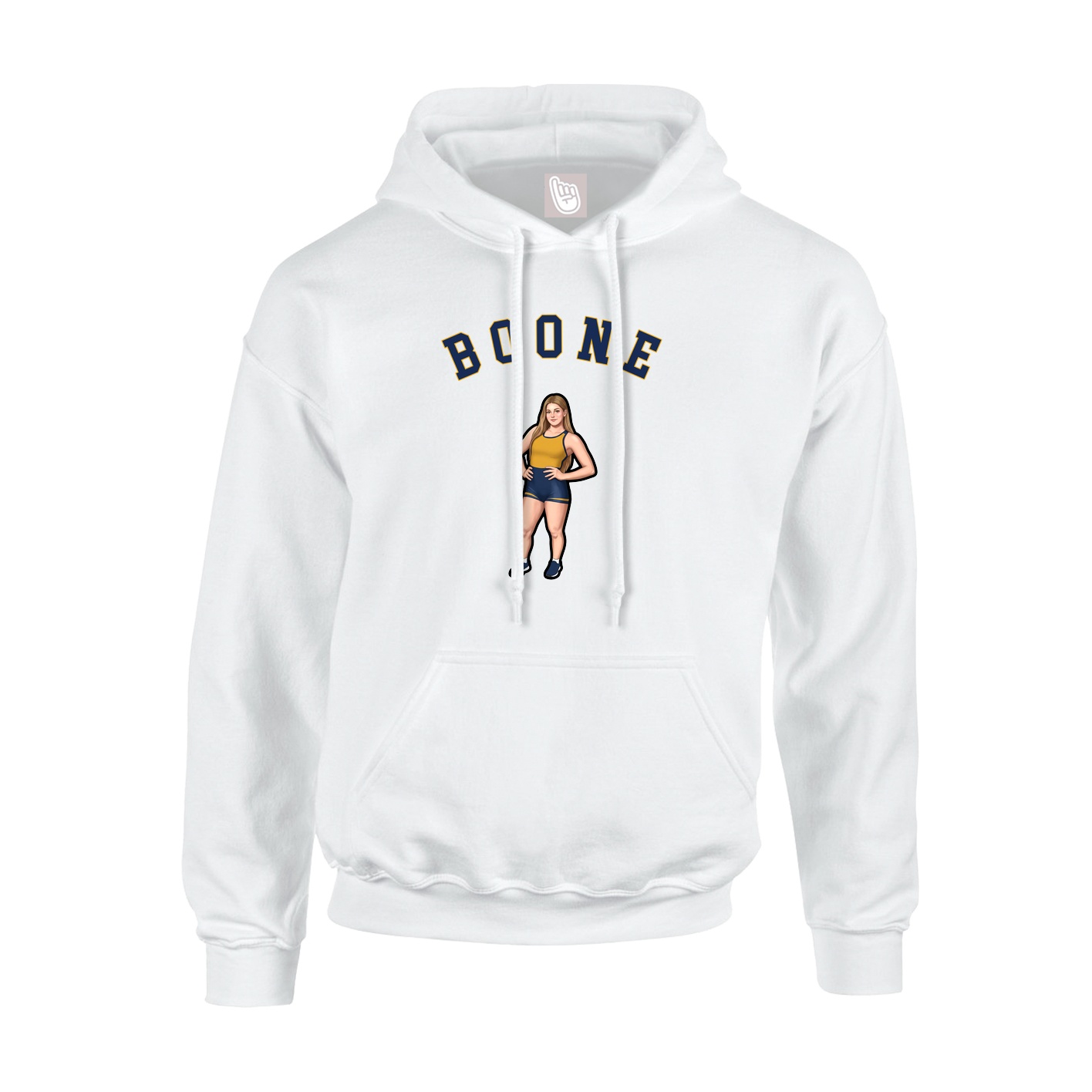 Hoodie — Shirsey Arch in White