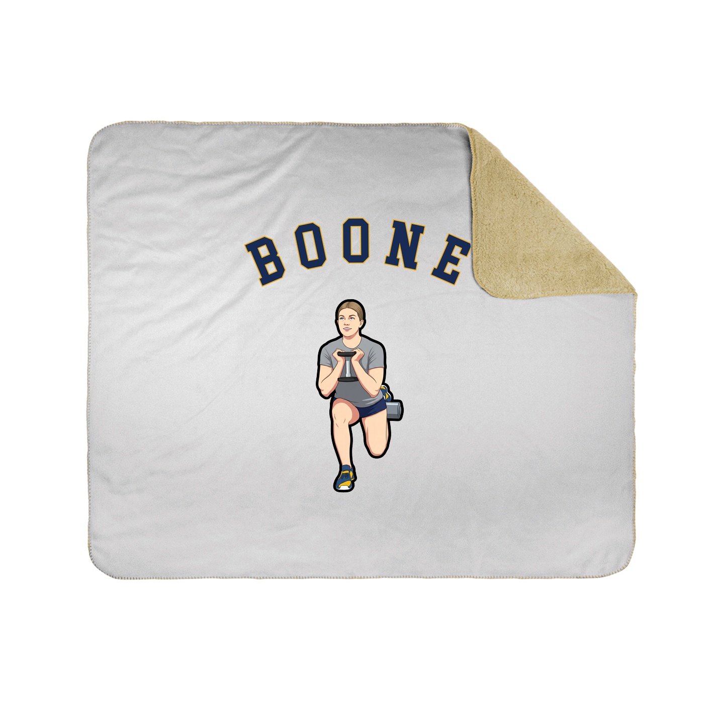Throw Blanket — Shirsey Arch in White
