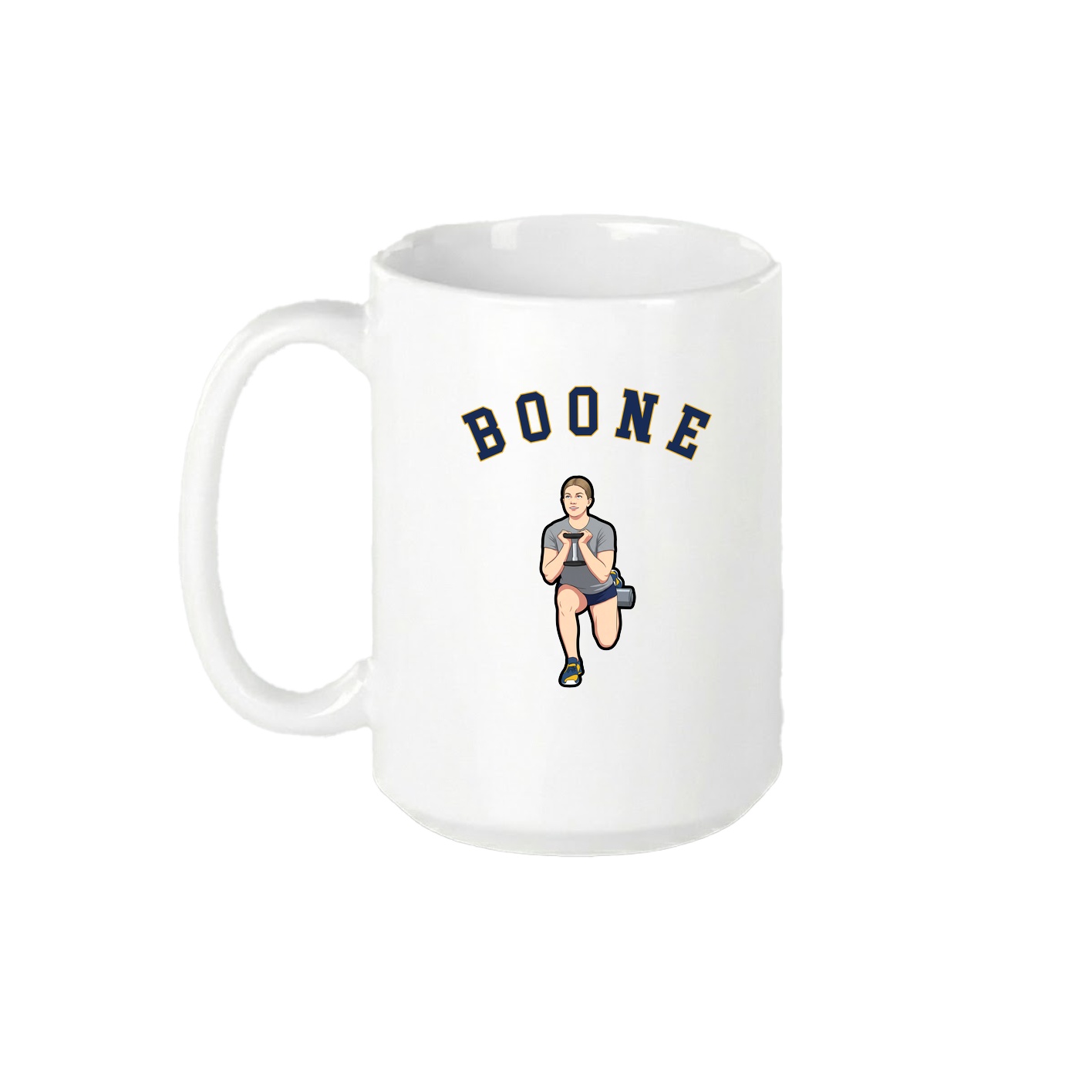 15oz Coffee Mug — Shirsey Arch in White