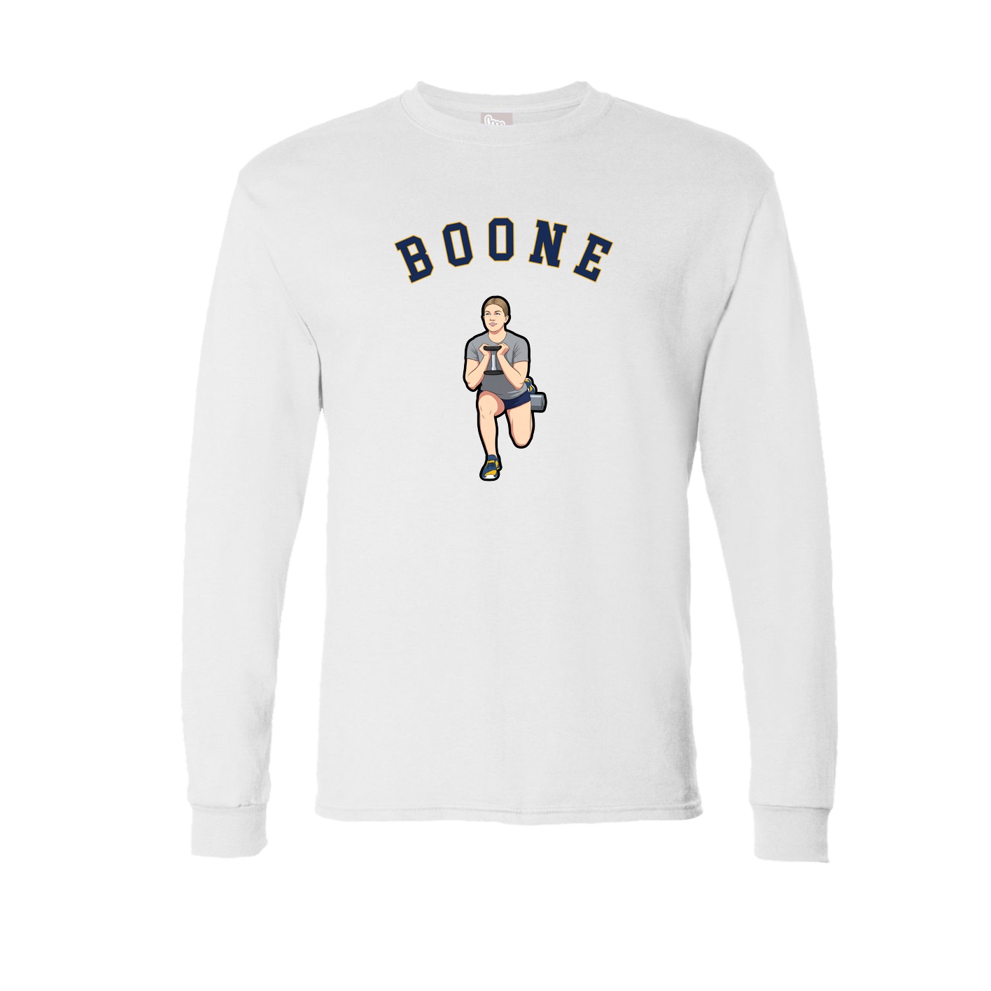 Long Sleeve Tee — Shirsey Arch in White