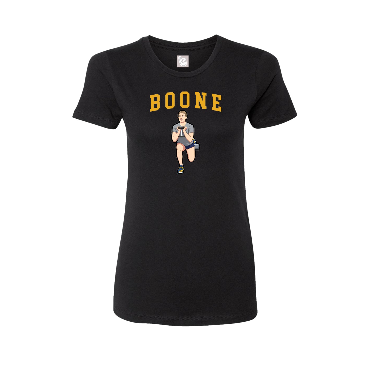 Fitted Women's Tee — Shirsey in Black