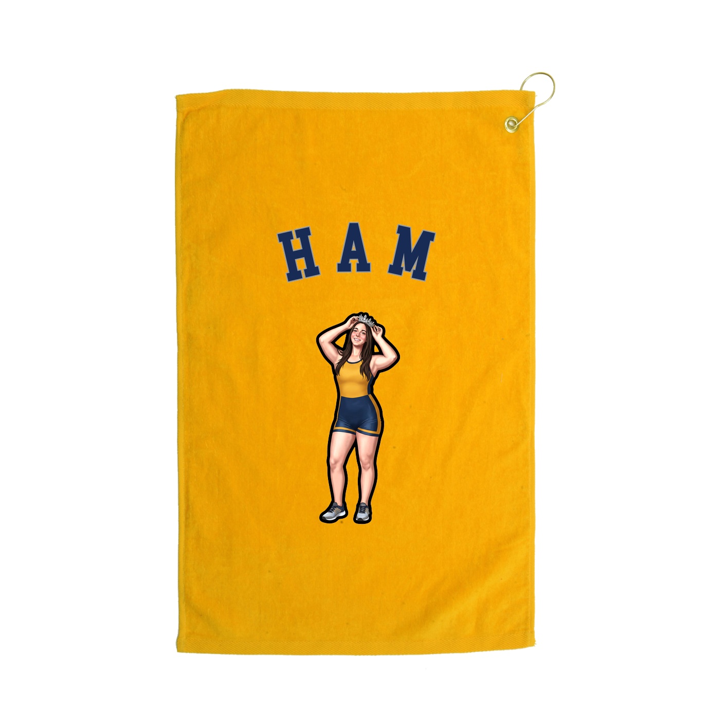 Golf Towel — Shirsey Arch in Gold