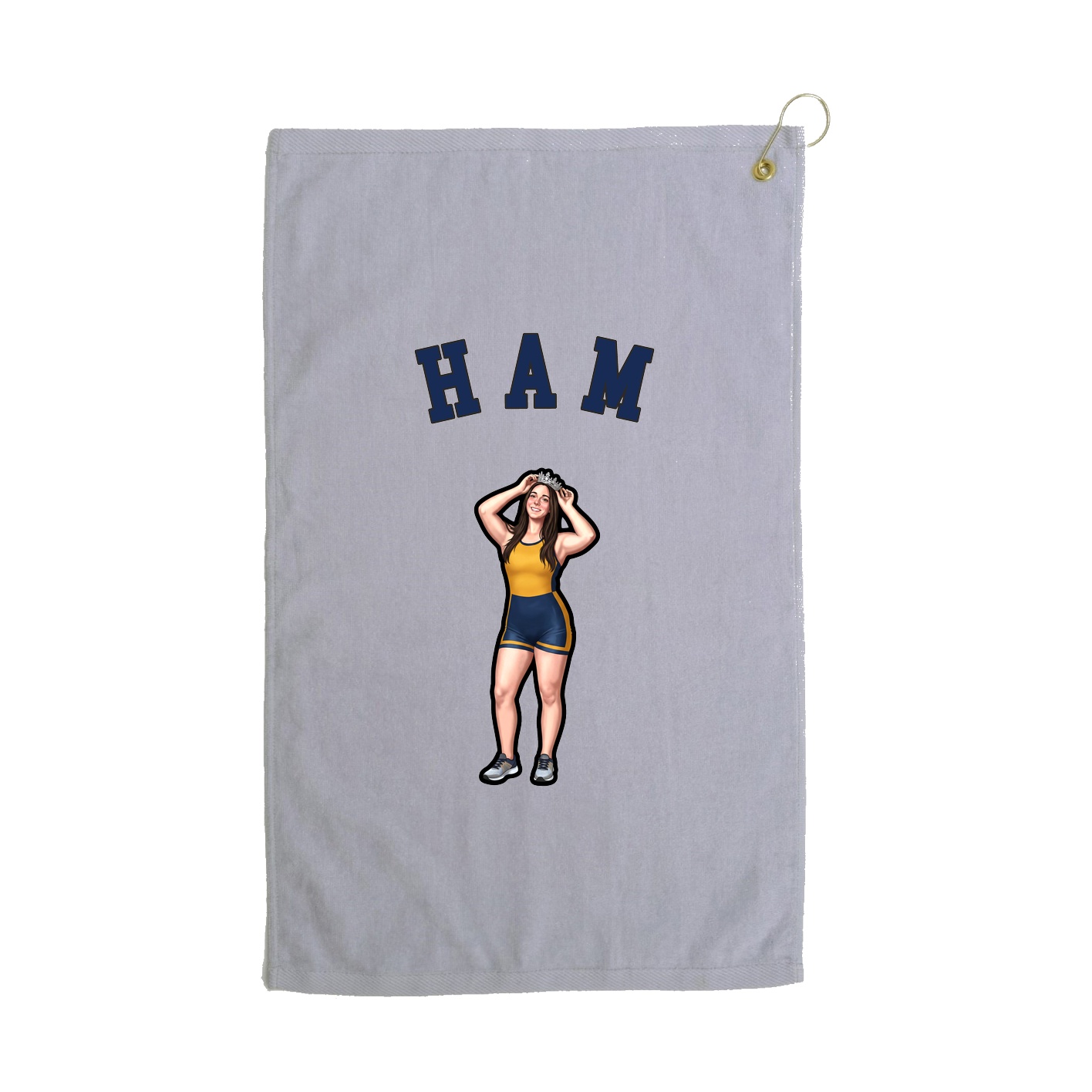Golf Towel — Shirsey Arch in Grey