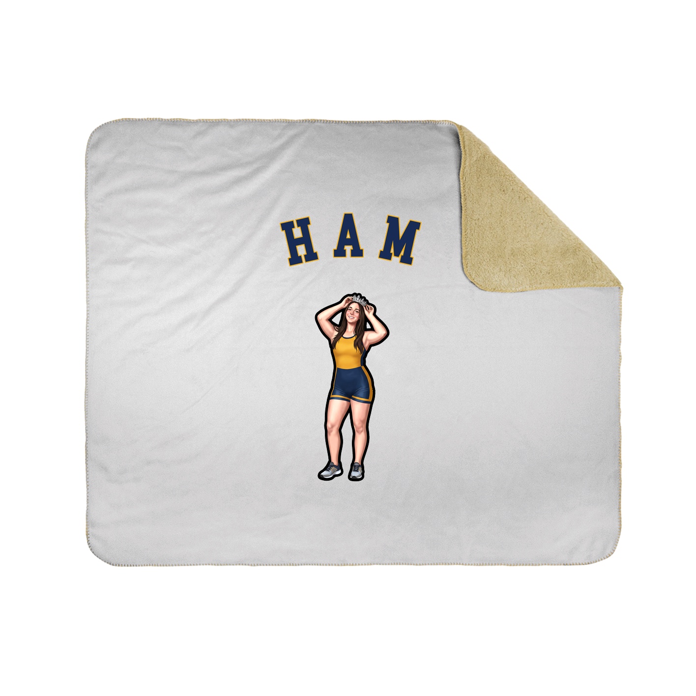 Throw Blanket — Shirsey Arch in White