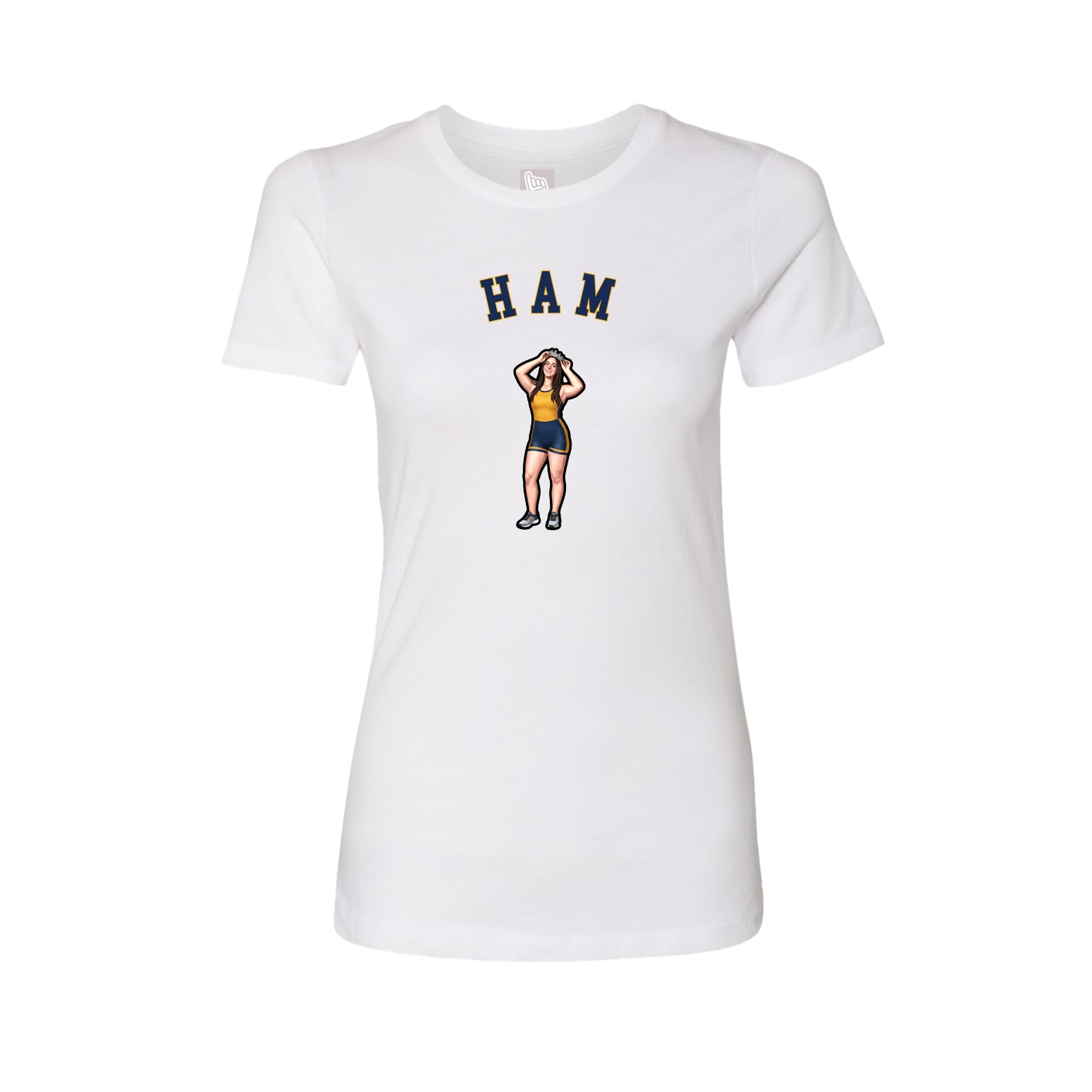 Womens Tee — Shirsey Arch in White