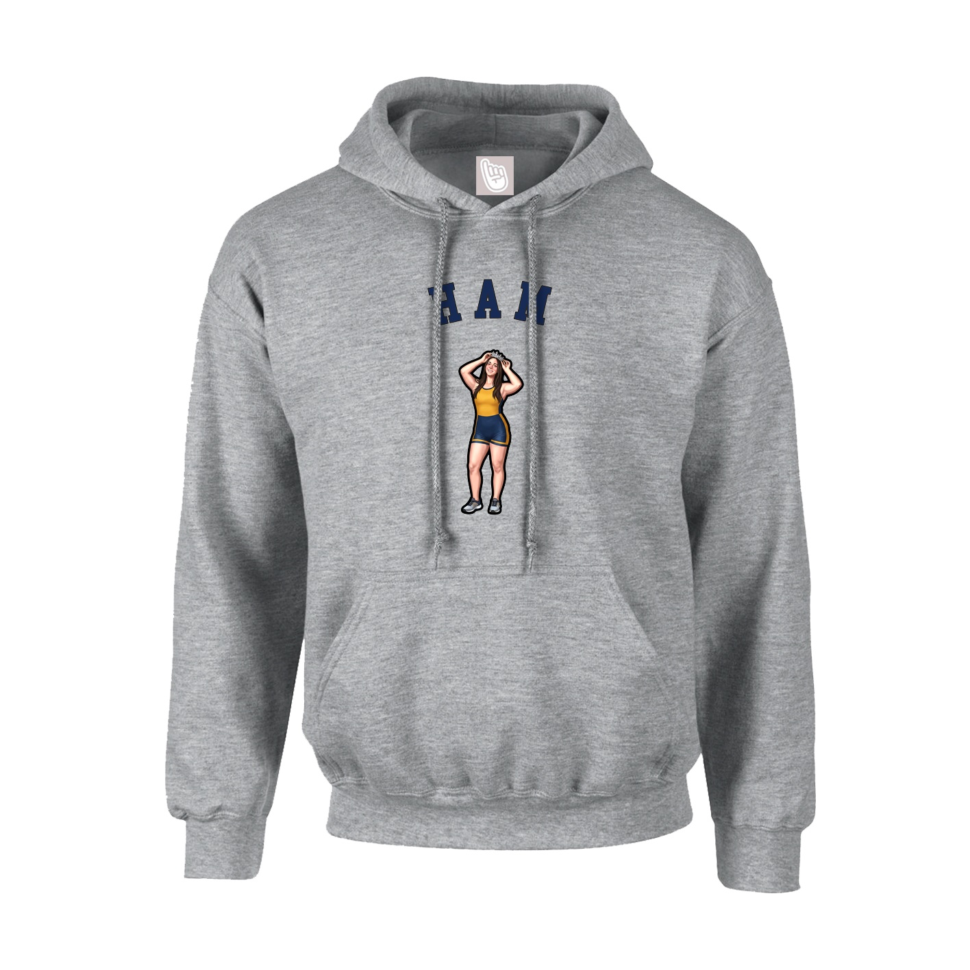Youth Hoodie — Shirsey Arch in Grey