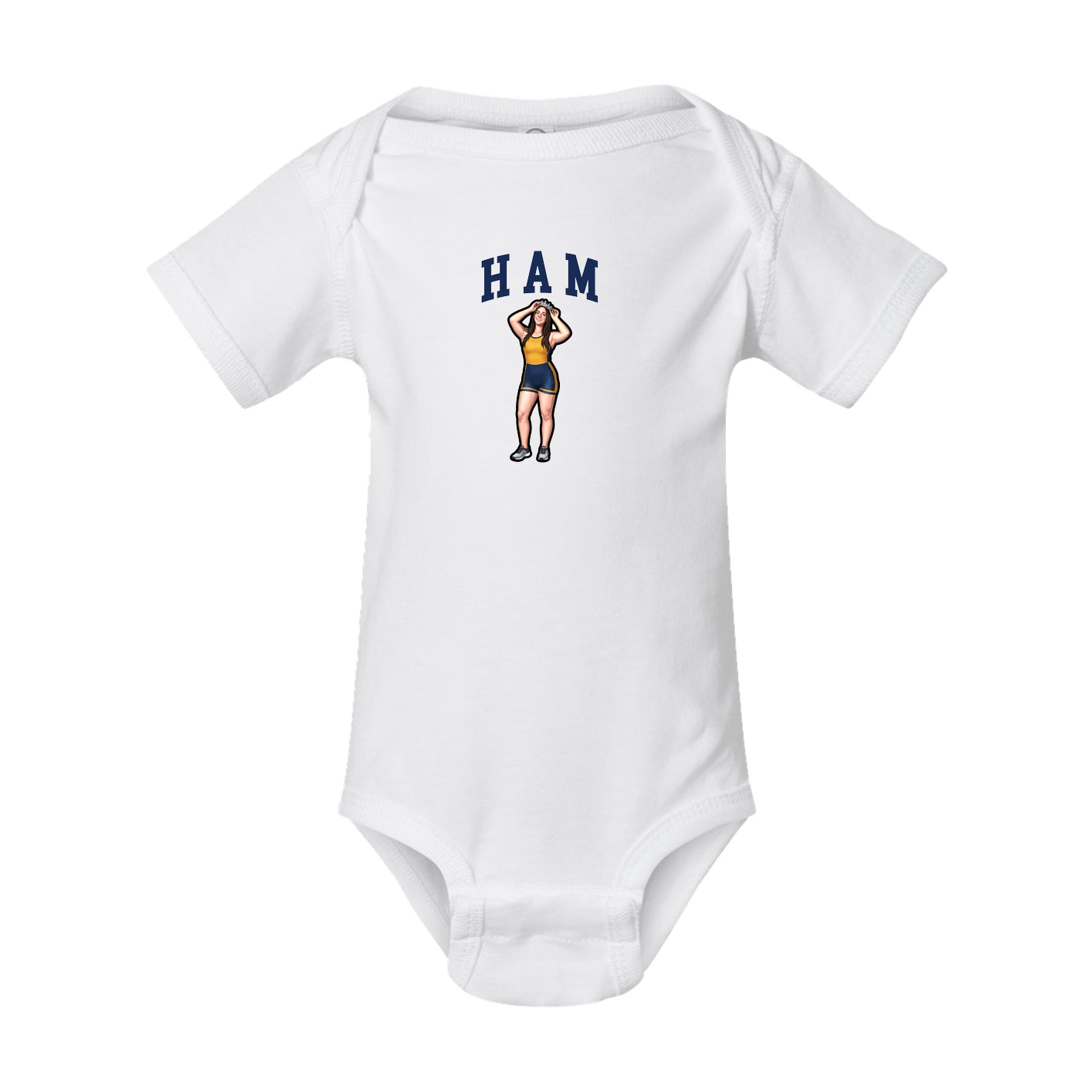 Baby Onesie — Shirsey in White