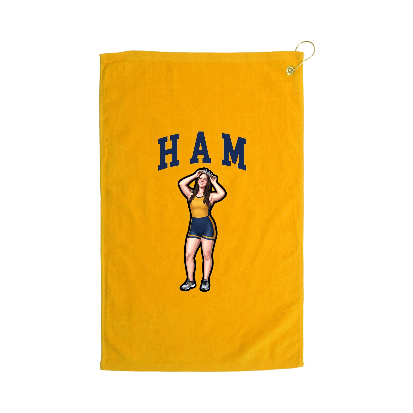 Golf Towel — Shirsey in Gold