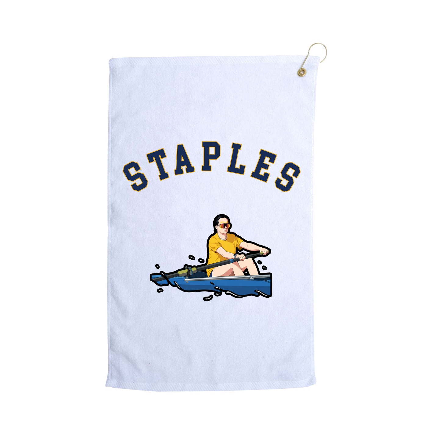 Golf Towel — Shirsey Arch in White