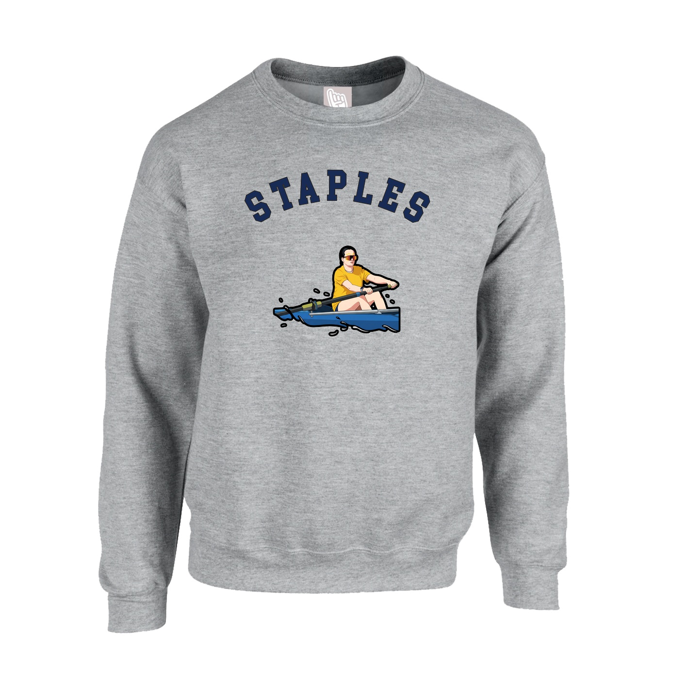 Fleece Crew — Shirsey Arch in Grey
