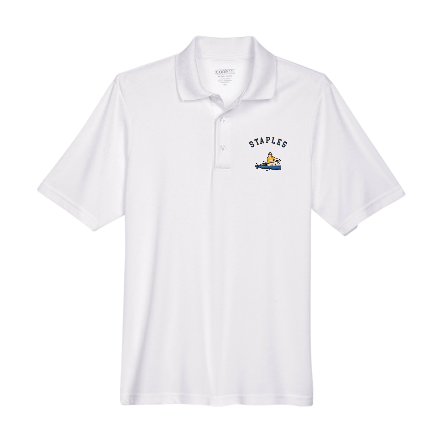 Performance Polo — Shirsey Arch in White