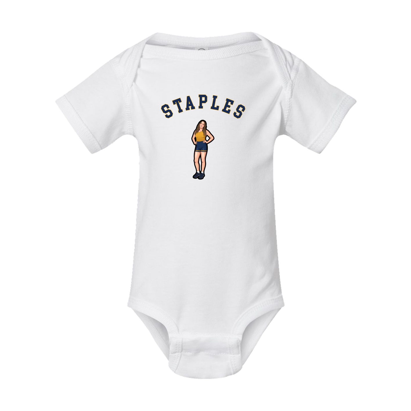 Baby Onesie — Shirsey Arch in White