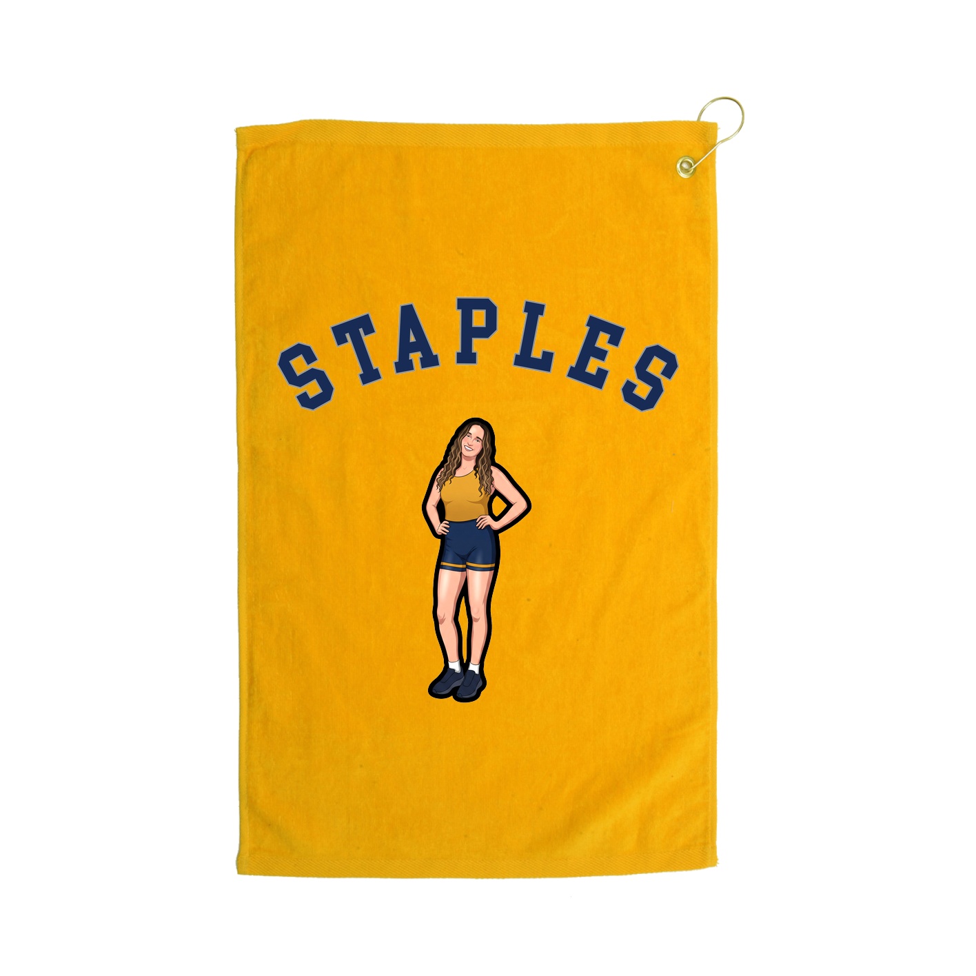 Golf Towel — Shirsey Arch in Gold