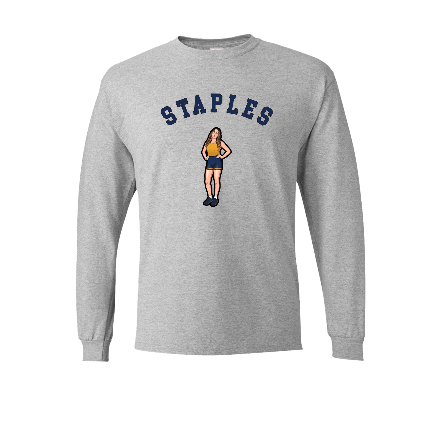 Long Sleeve Tee — Shirsey Arch in Grey