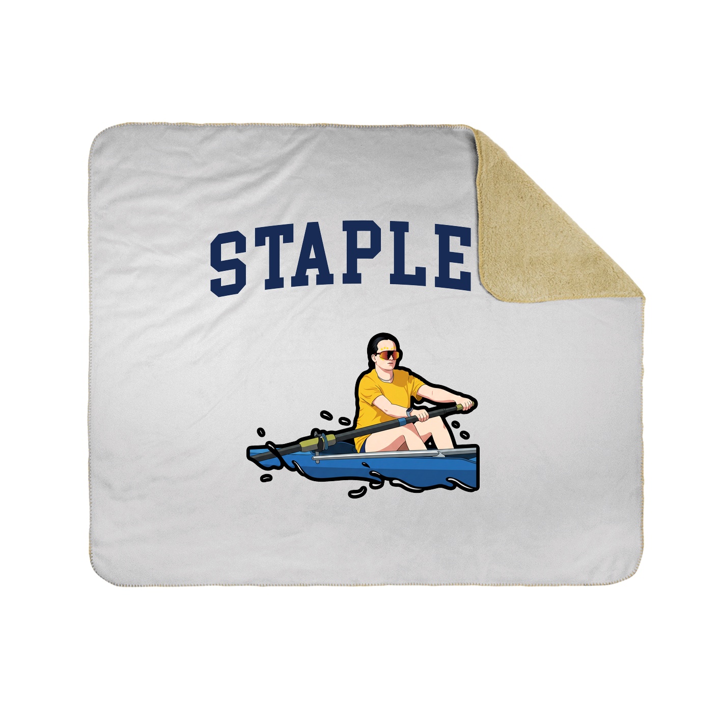 Throw Blanket — Shirsey in White