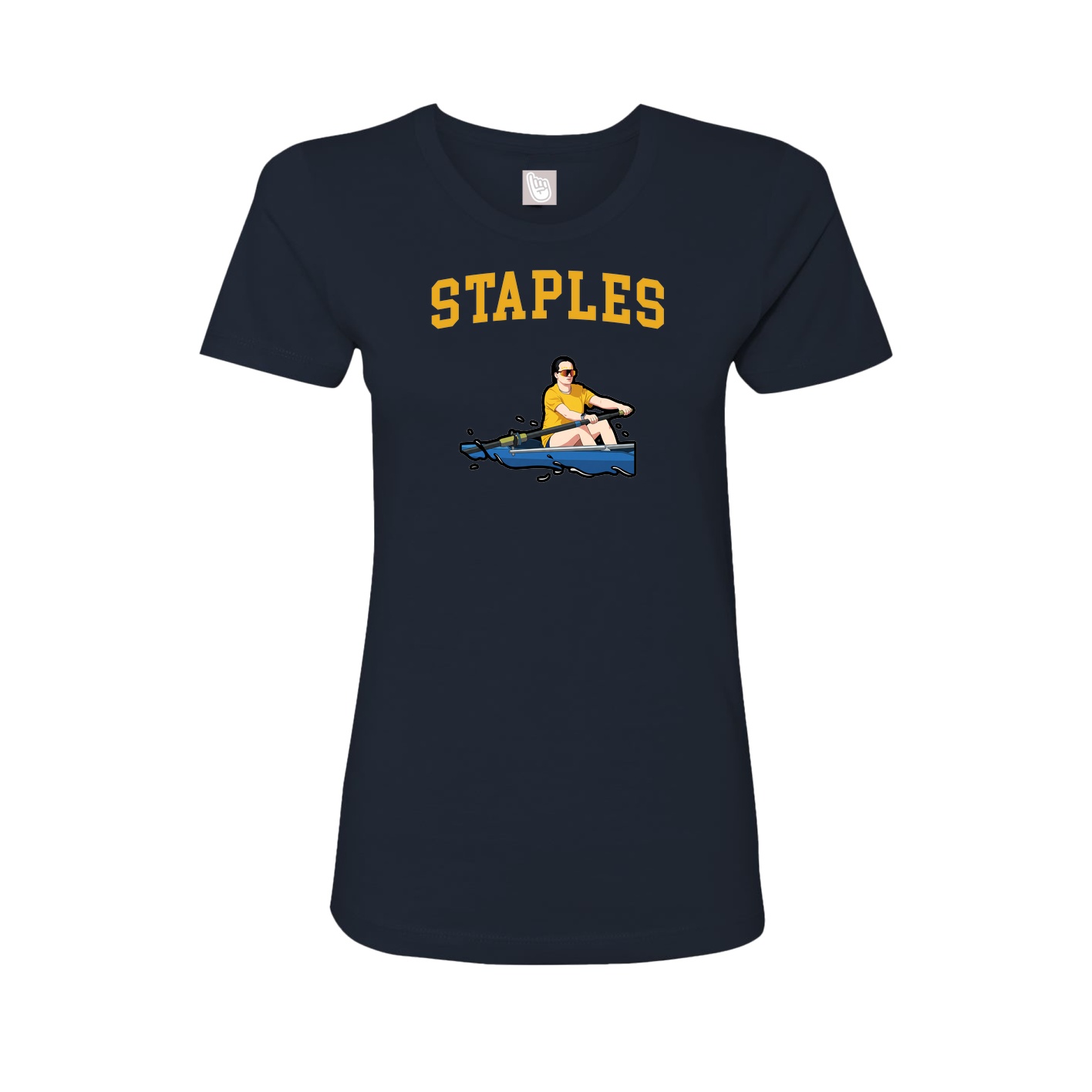 Fitted Women's Tee — Shirsey in Navy