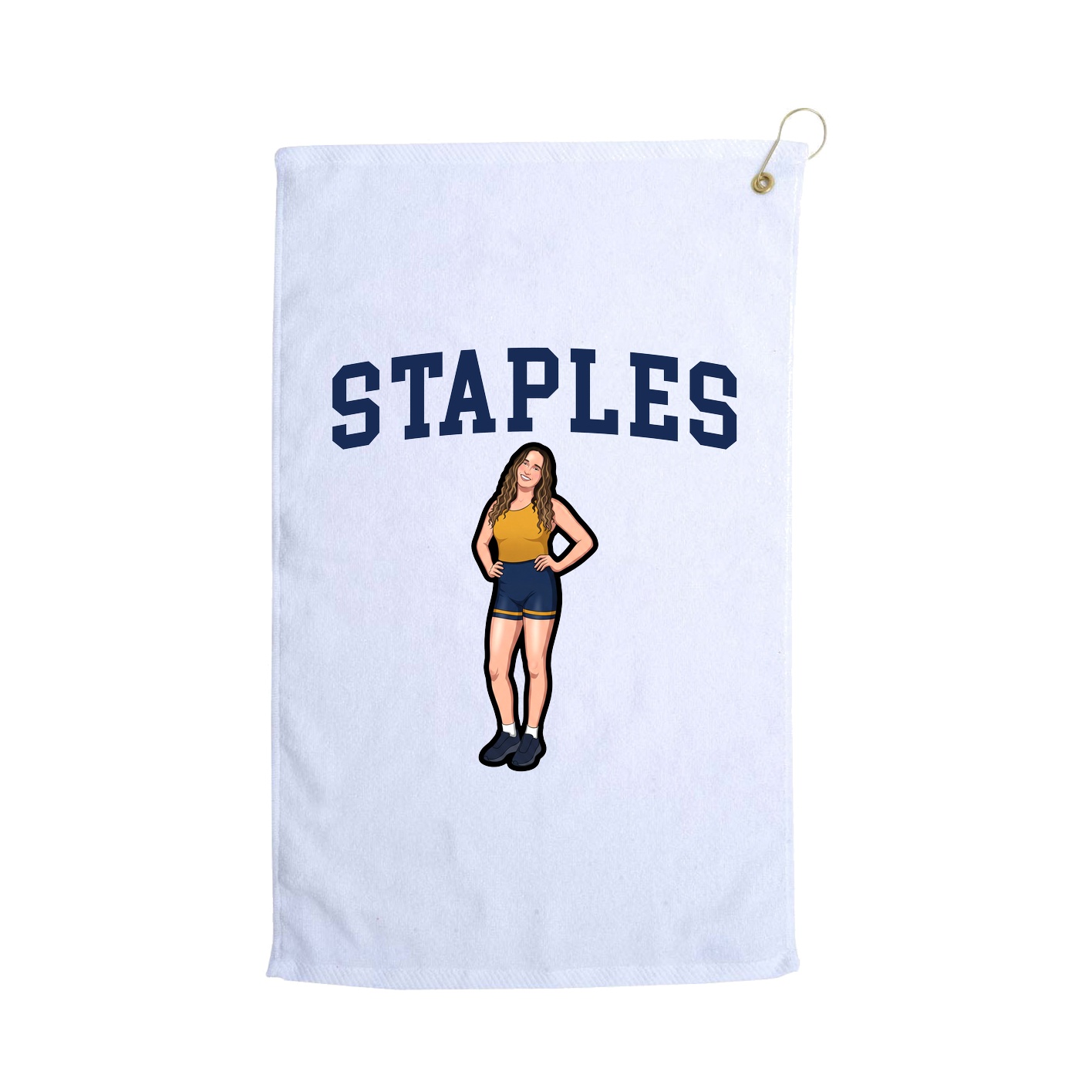 Golf Towel — Shirsey in White