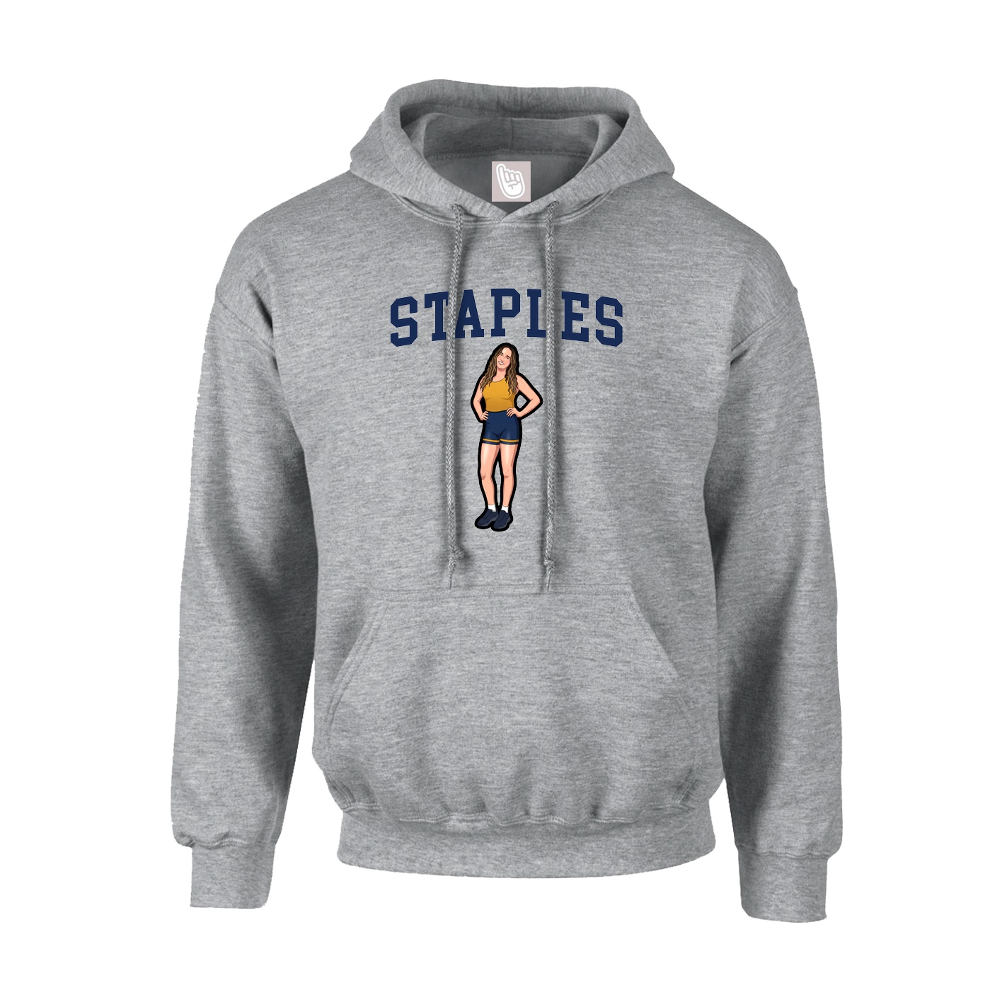 Hoodie — Shirsey in Grey