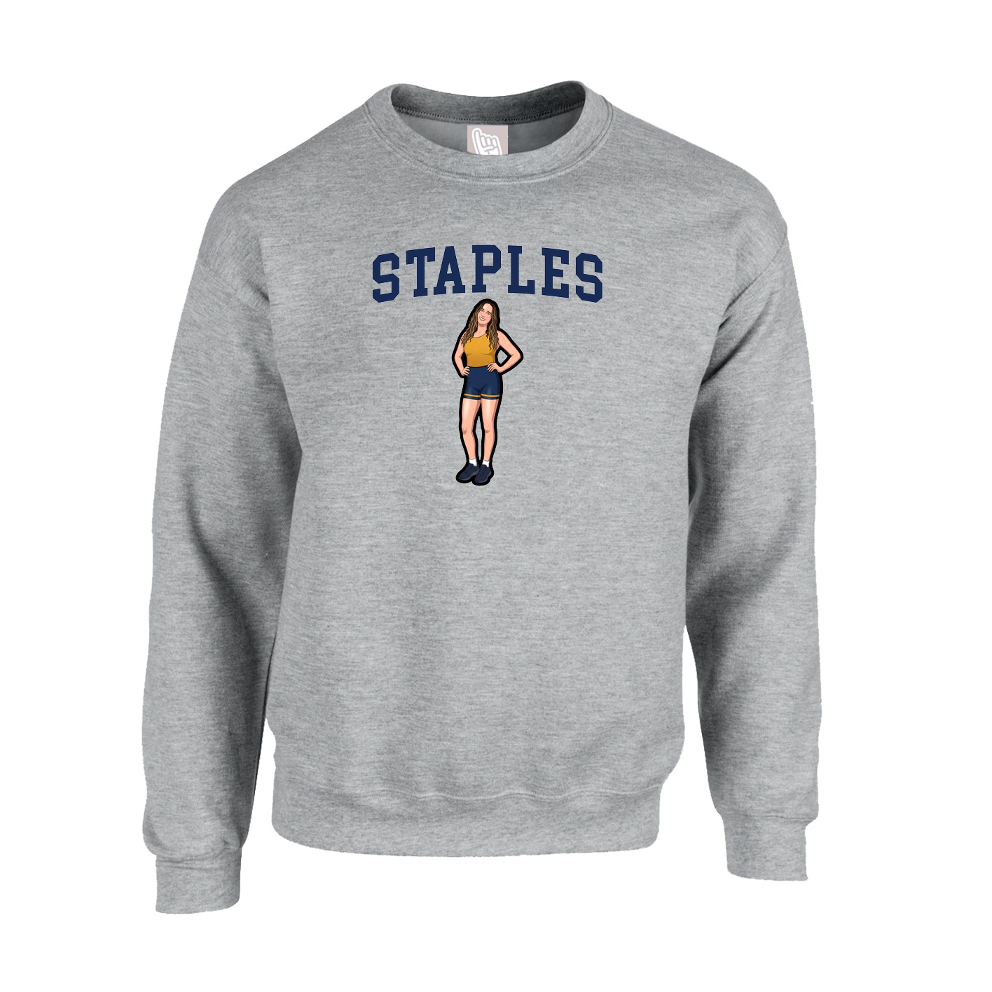 Fleece Crew — Shirsey in Grey