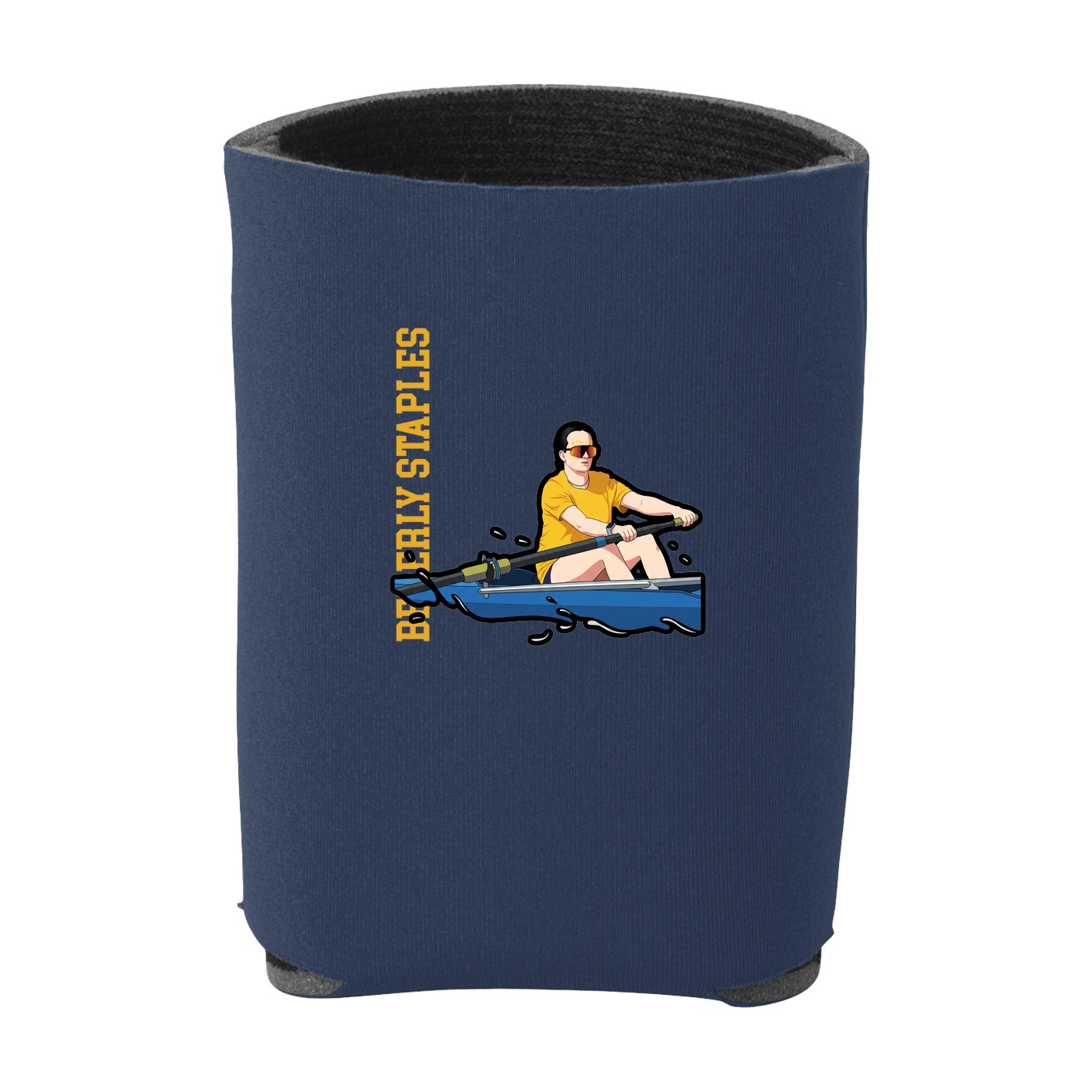 Can Holder — Name Vertical in Navy