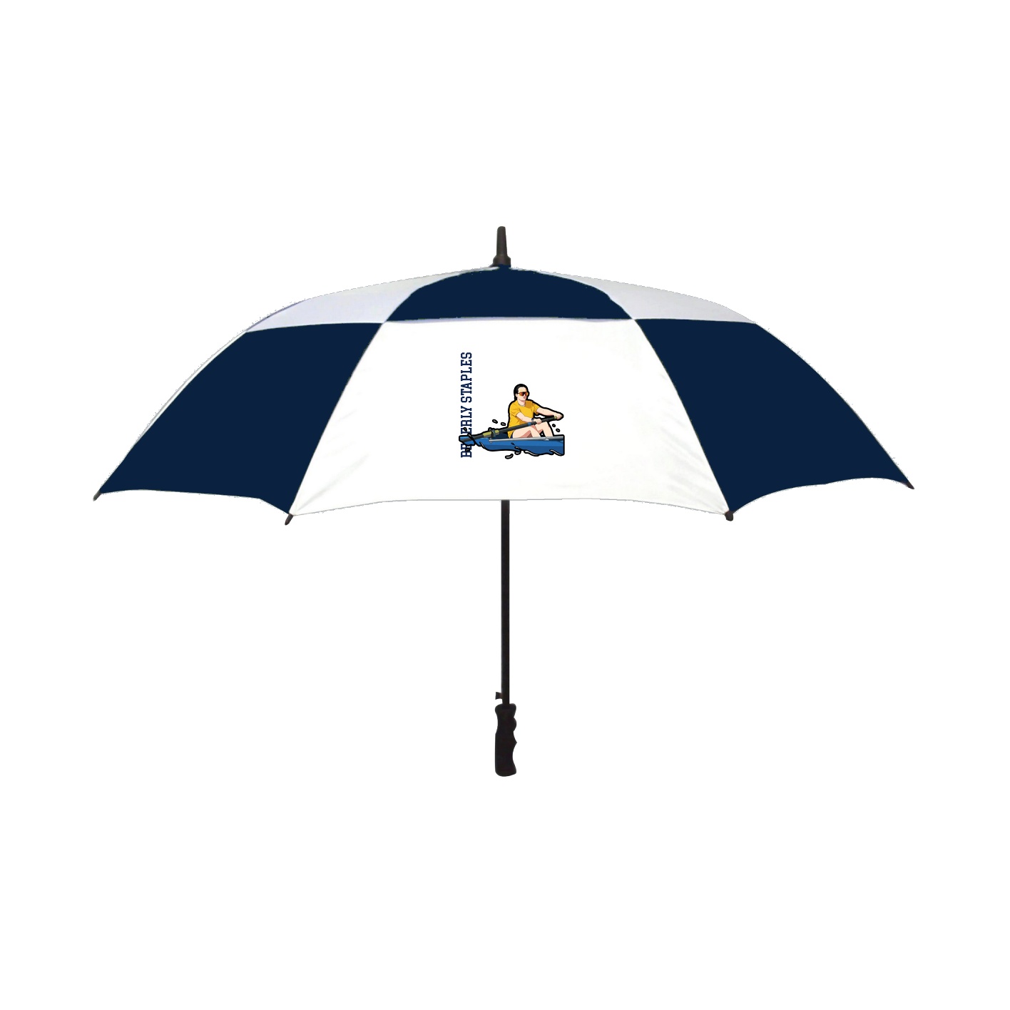Golf Umbrella — Name Vertical in Navy
