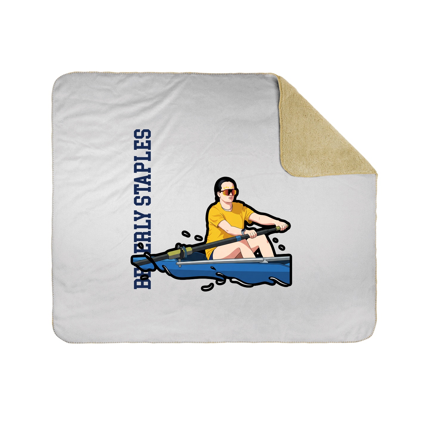 50x60 Sherpa Lined Throw Blanket