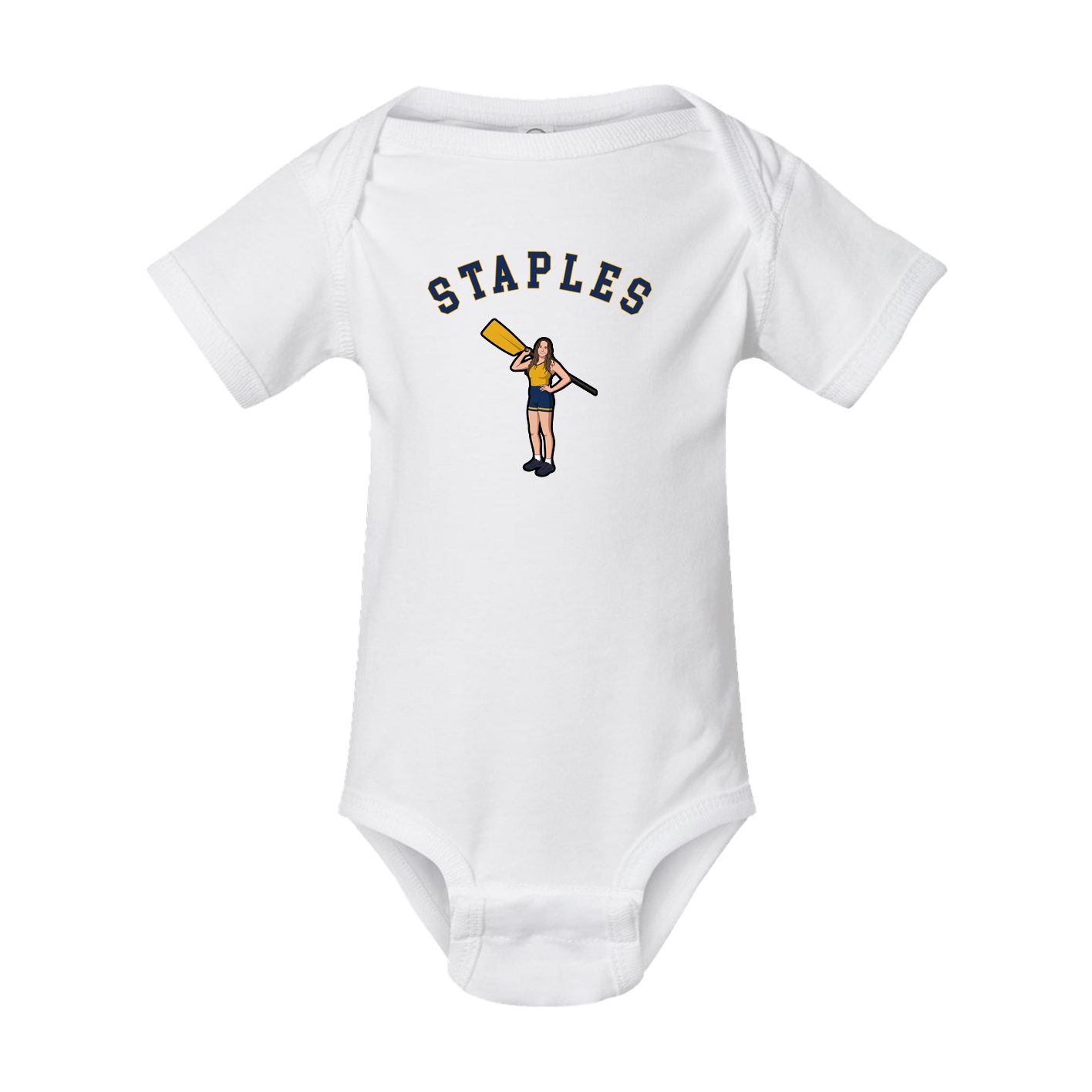 Baby Onesie — Shirsey Arch in White