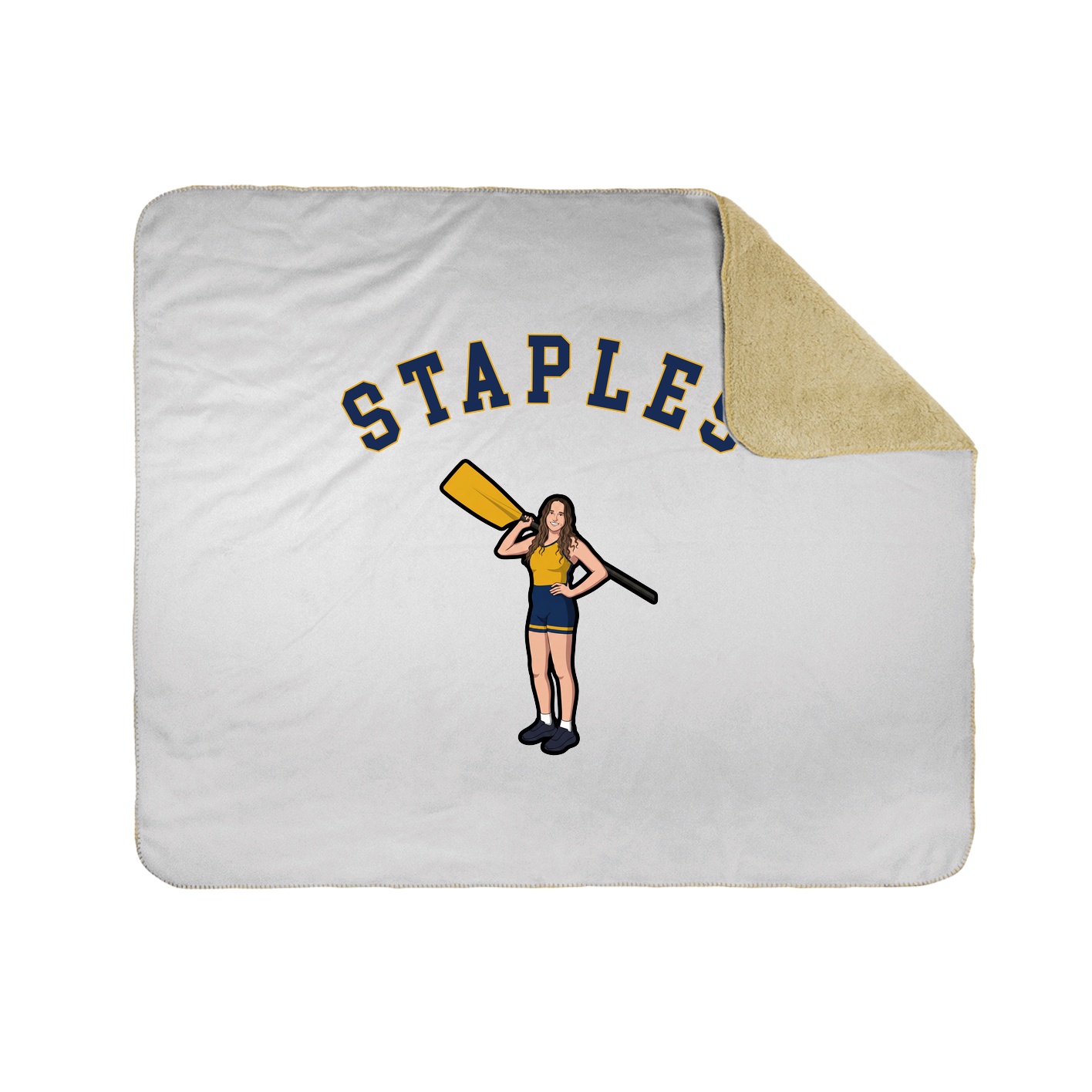 Throw Blanket — Shirsey Arch in White