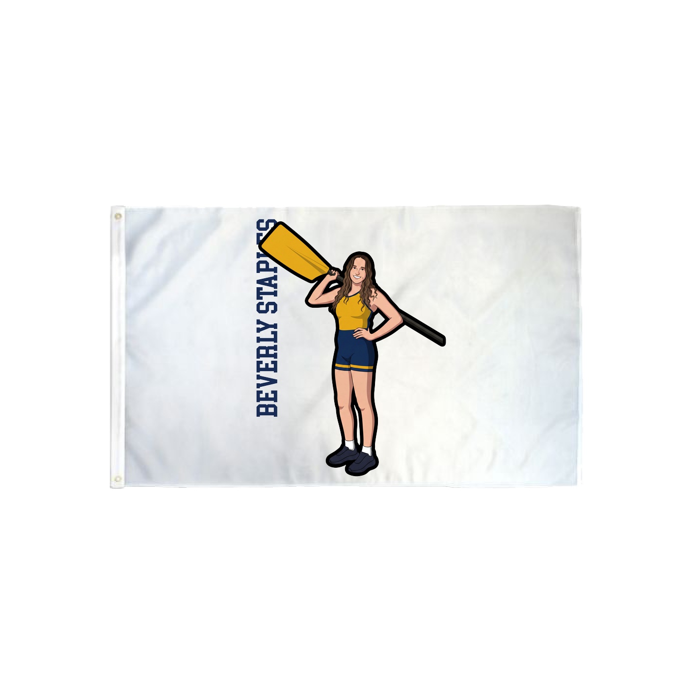 3x5 Flag — Name Vertical in Classic